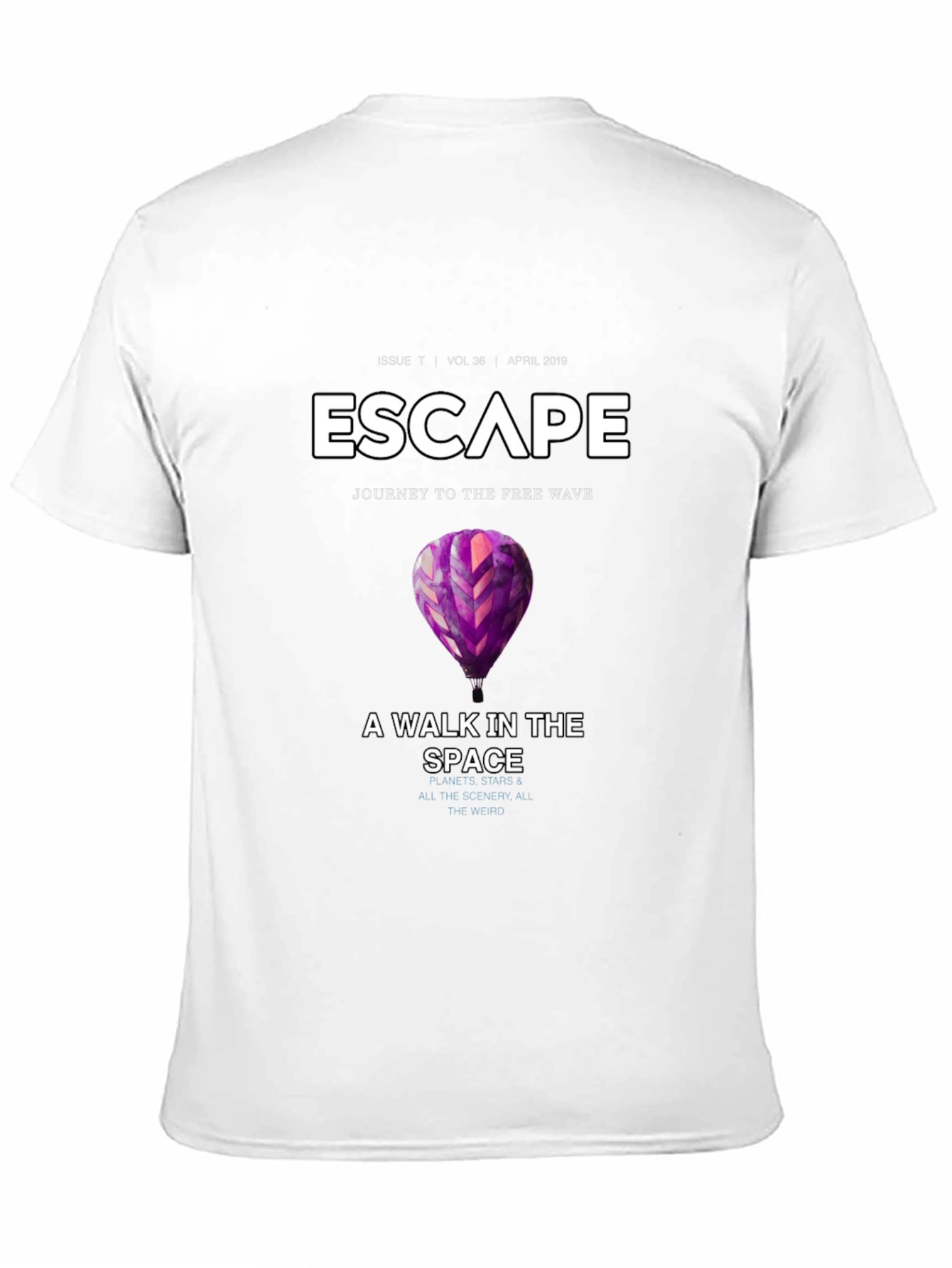 Escape Black Graphic T-Shirt