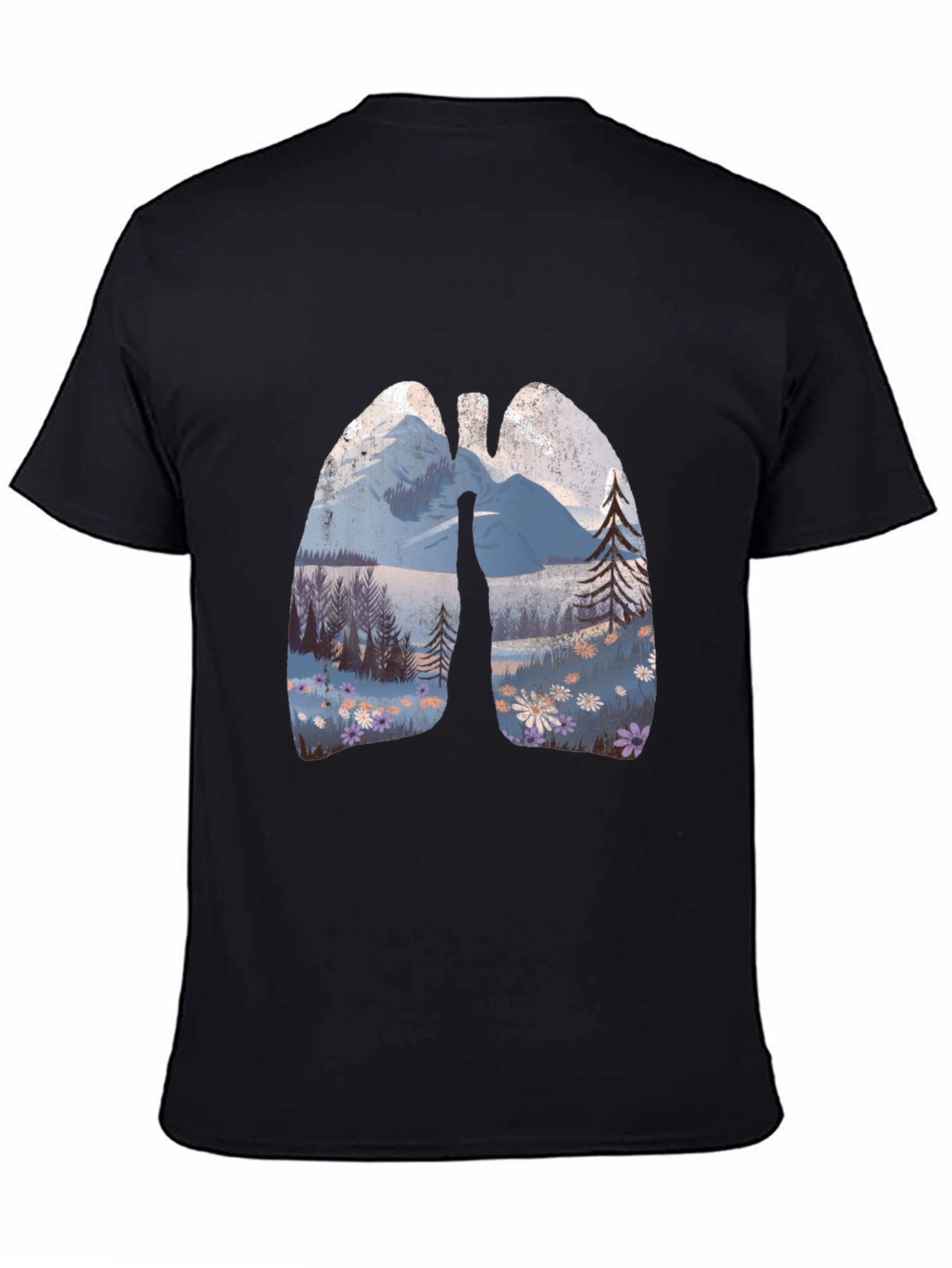 Nature Lungs Graphic Tee - Breath of Fresh Air