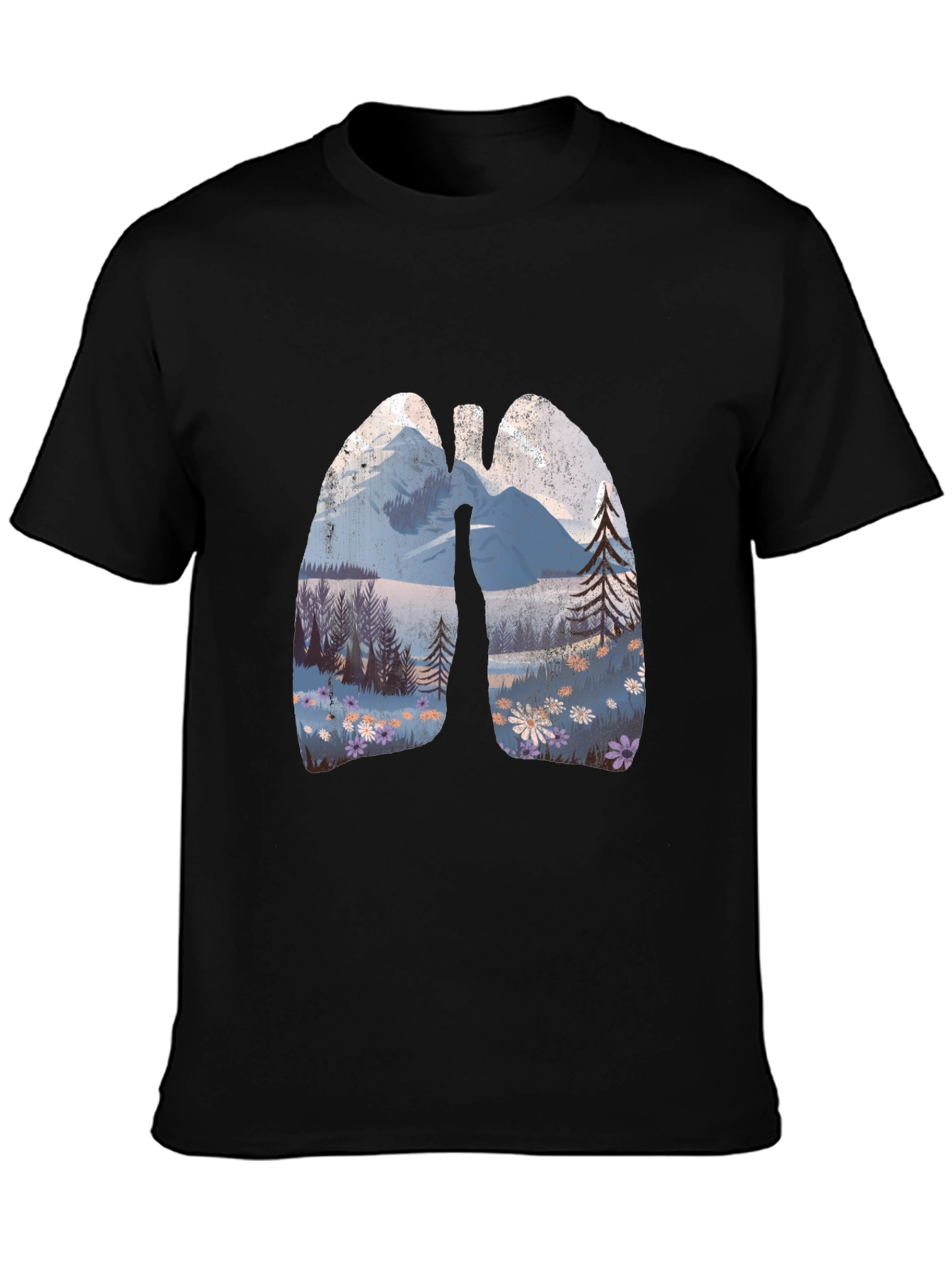 Nature Lungs Graphic Tee - Breath of Fresh Air