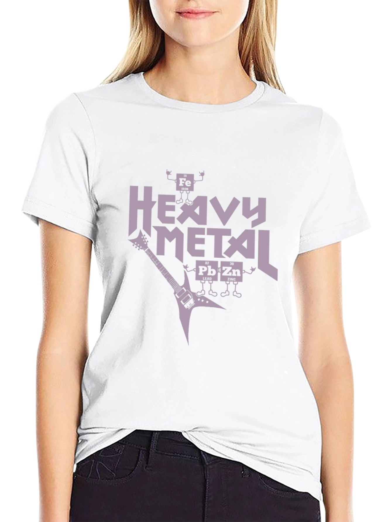 Heavy Metal Periodic Table Black T-Shirt