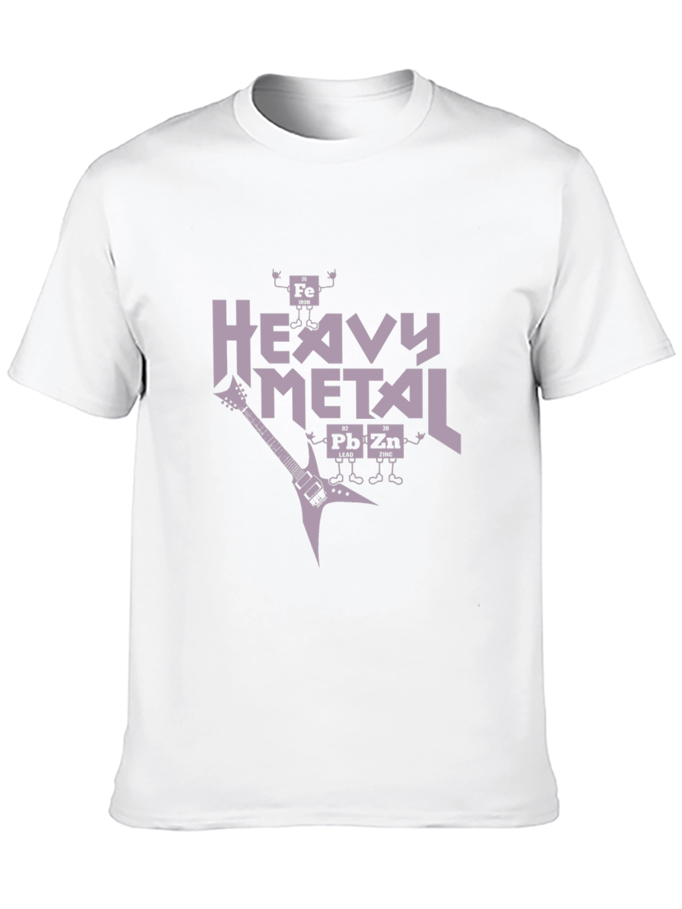 Heavy Metal Periodic Table Black T-Shirt