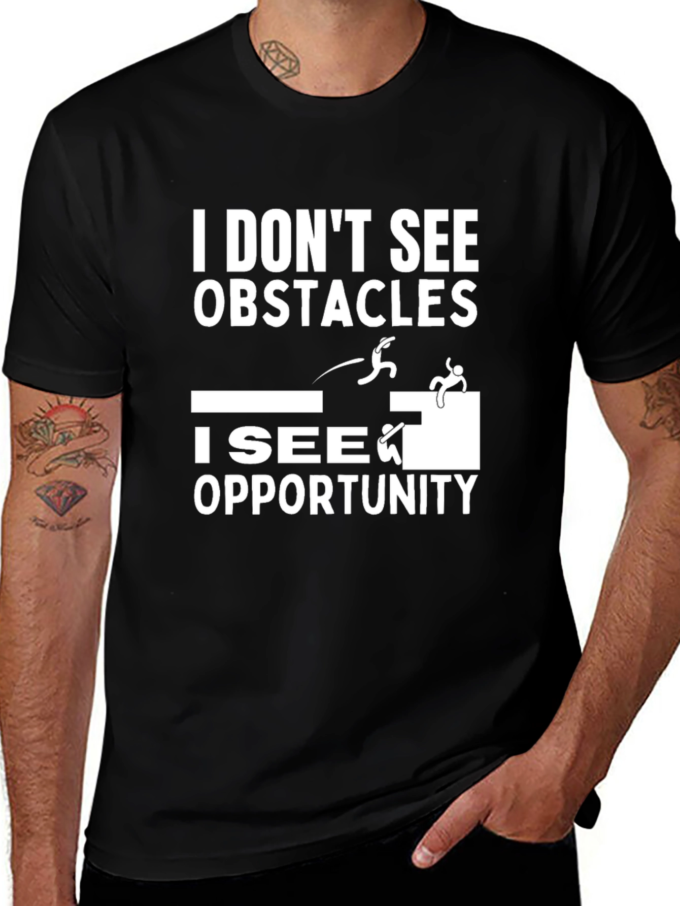 Obstacle Opportunity Graphic Tee