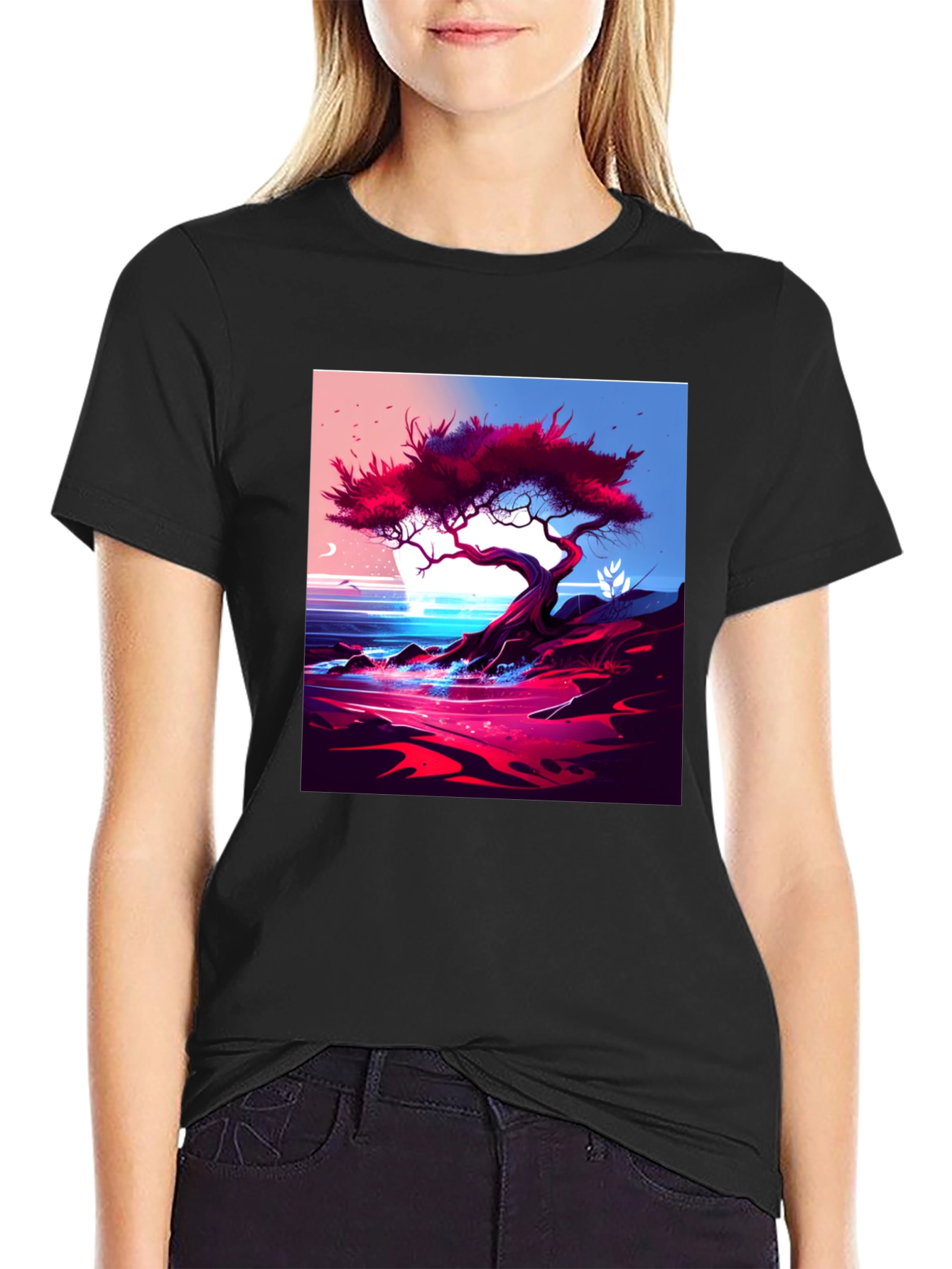 Tree on the Shoreline Graphic Tee