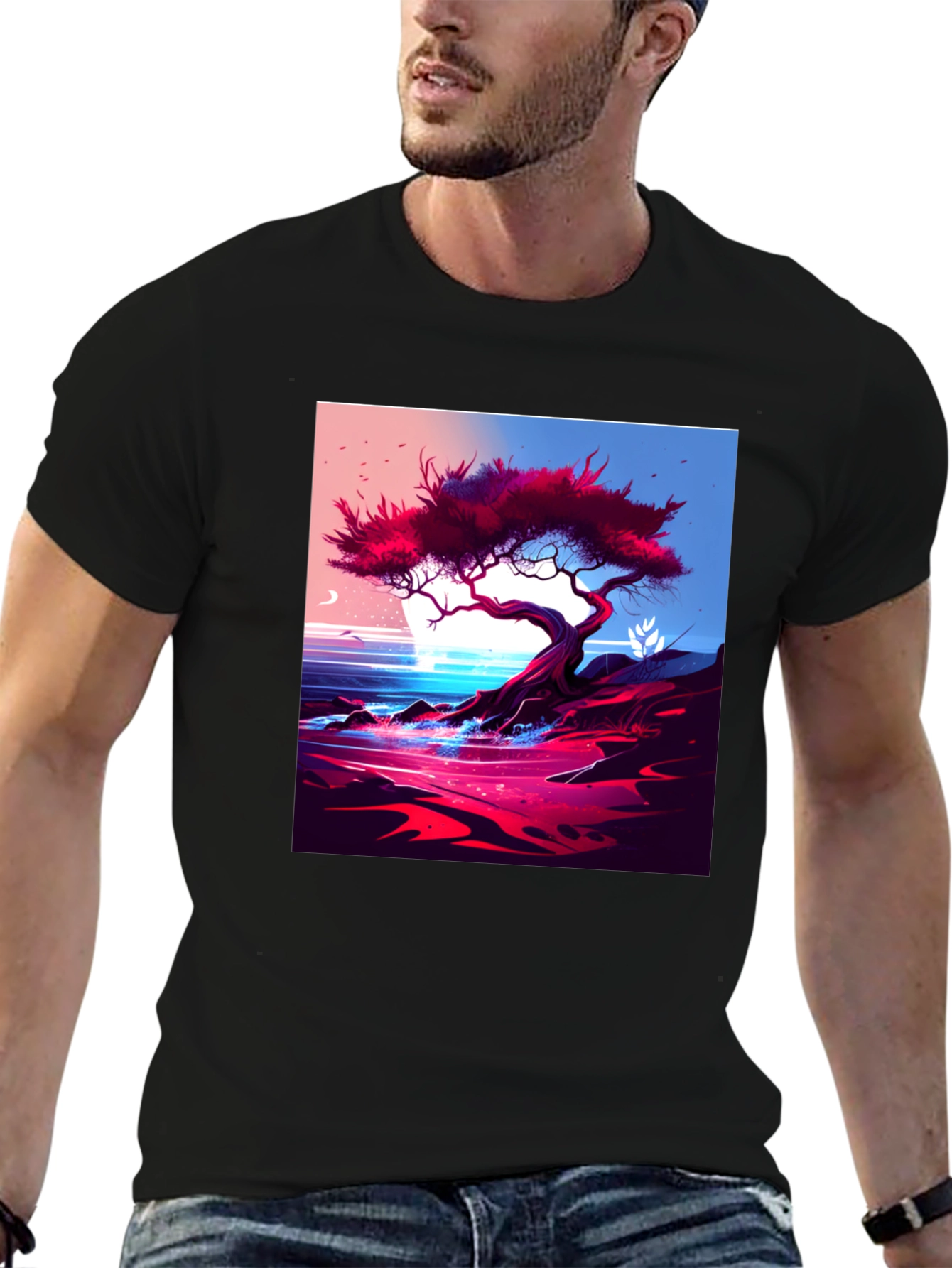 Tree on the Shoreline Graphic Tee