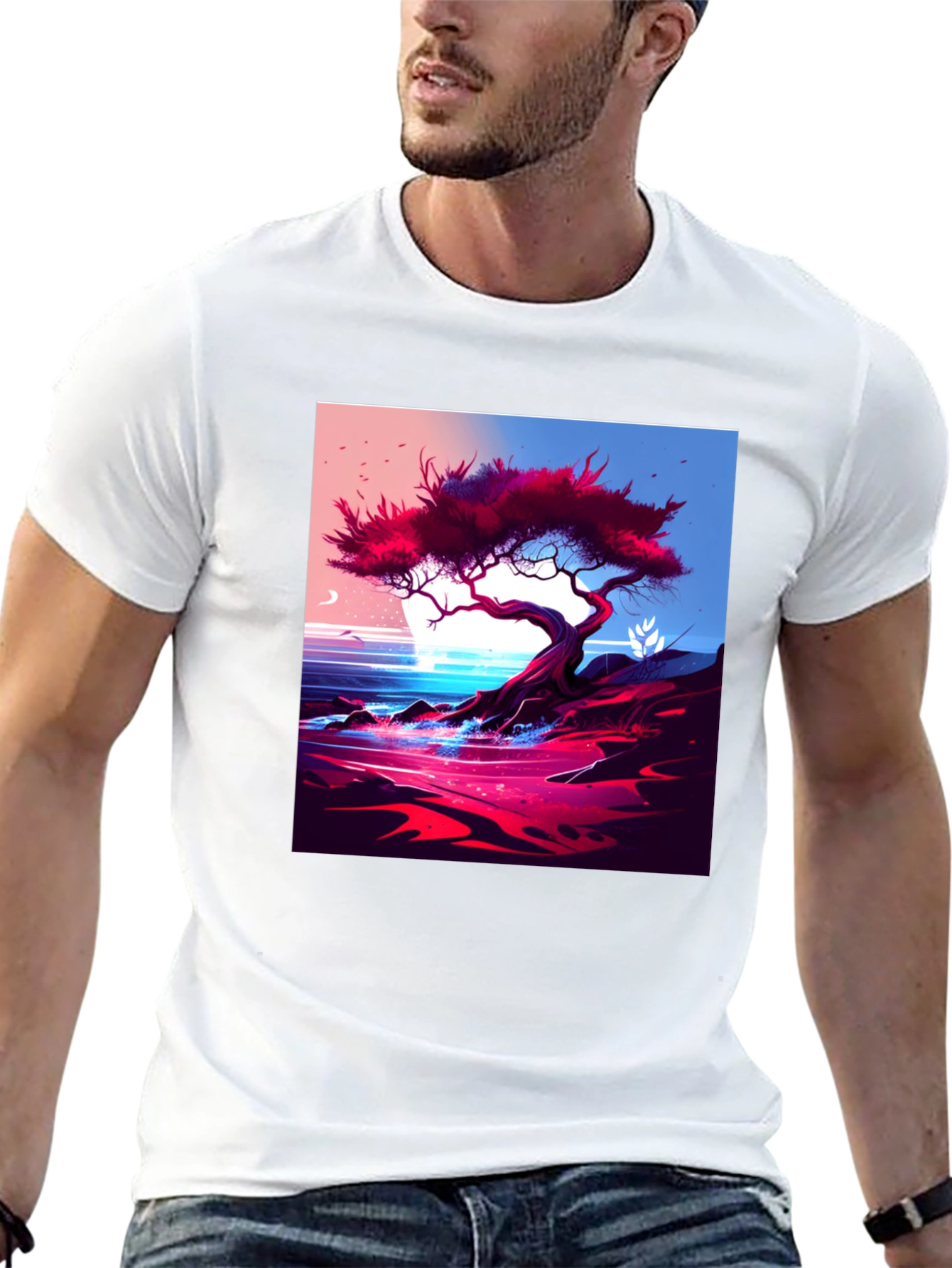 Tree on the Shoreline Graphic Tee