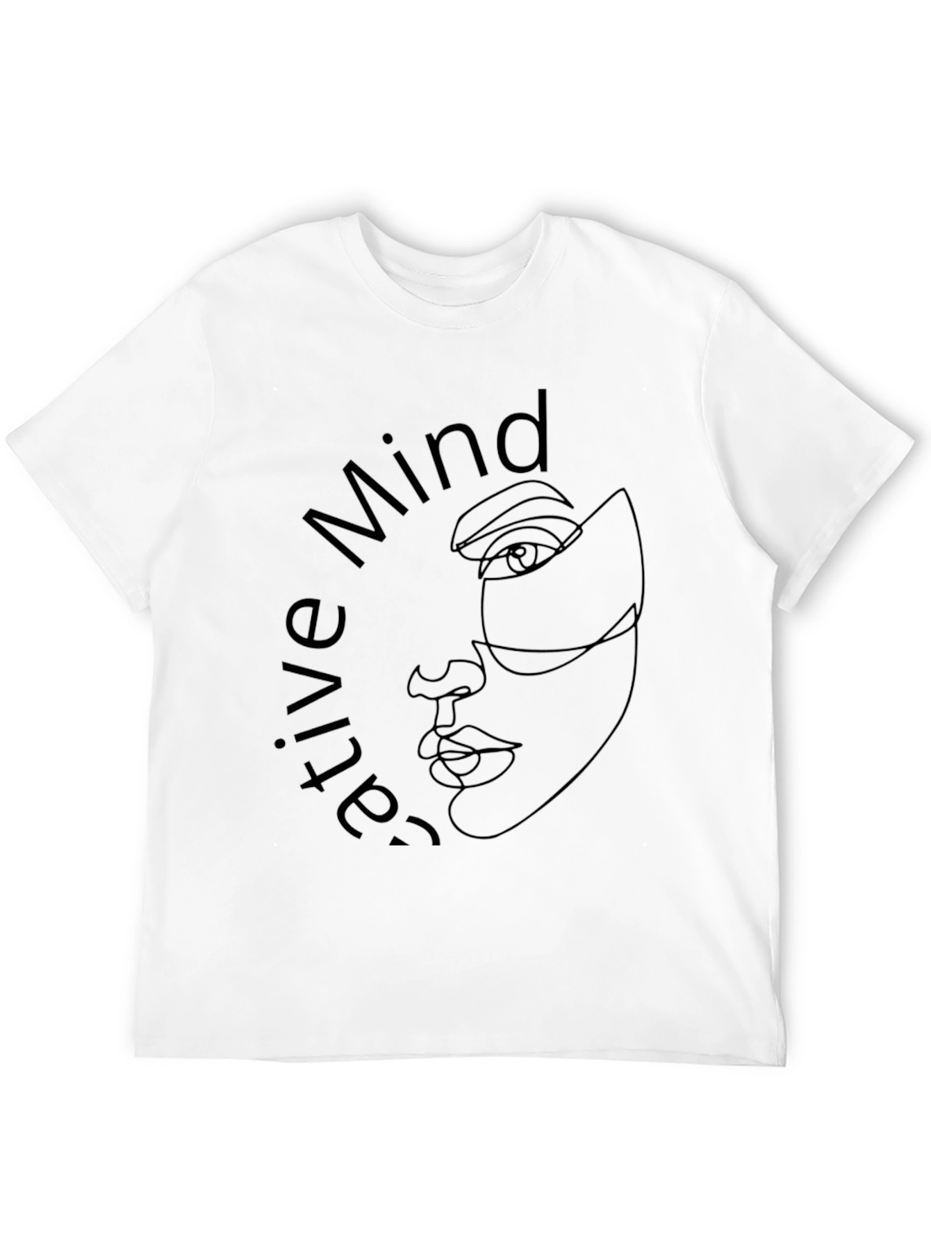 Creative Mind Graphic Tee - Black