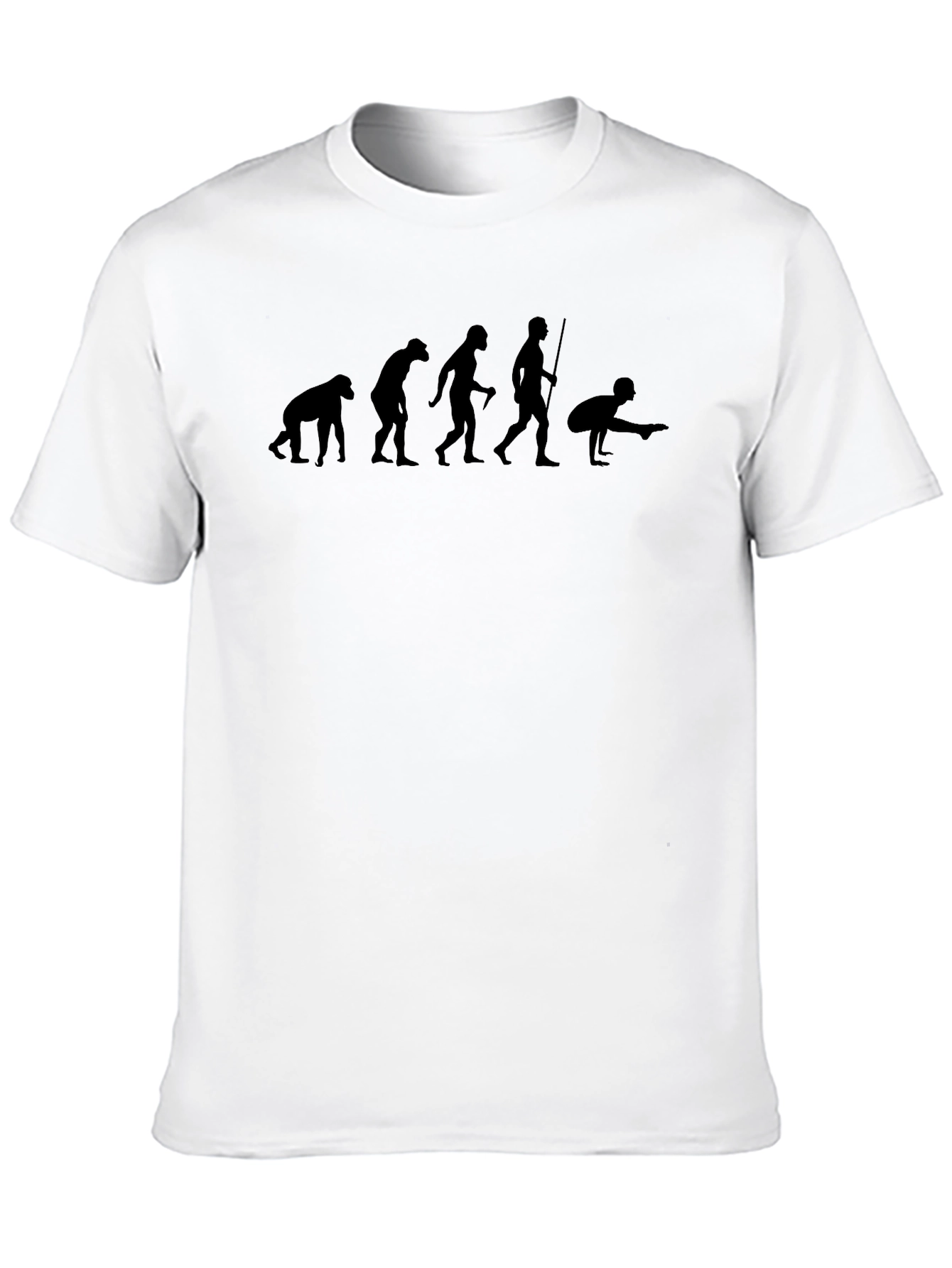 Evolution of Yoga Black T-Shirt