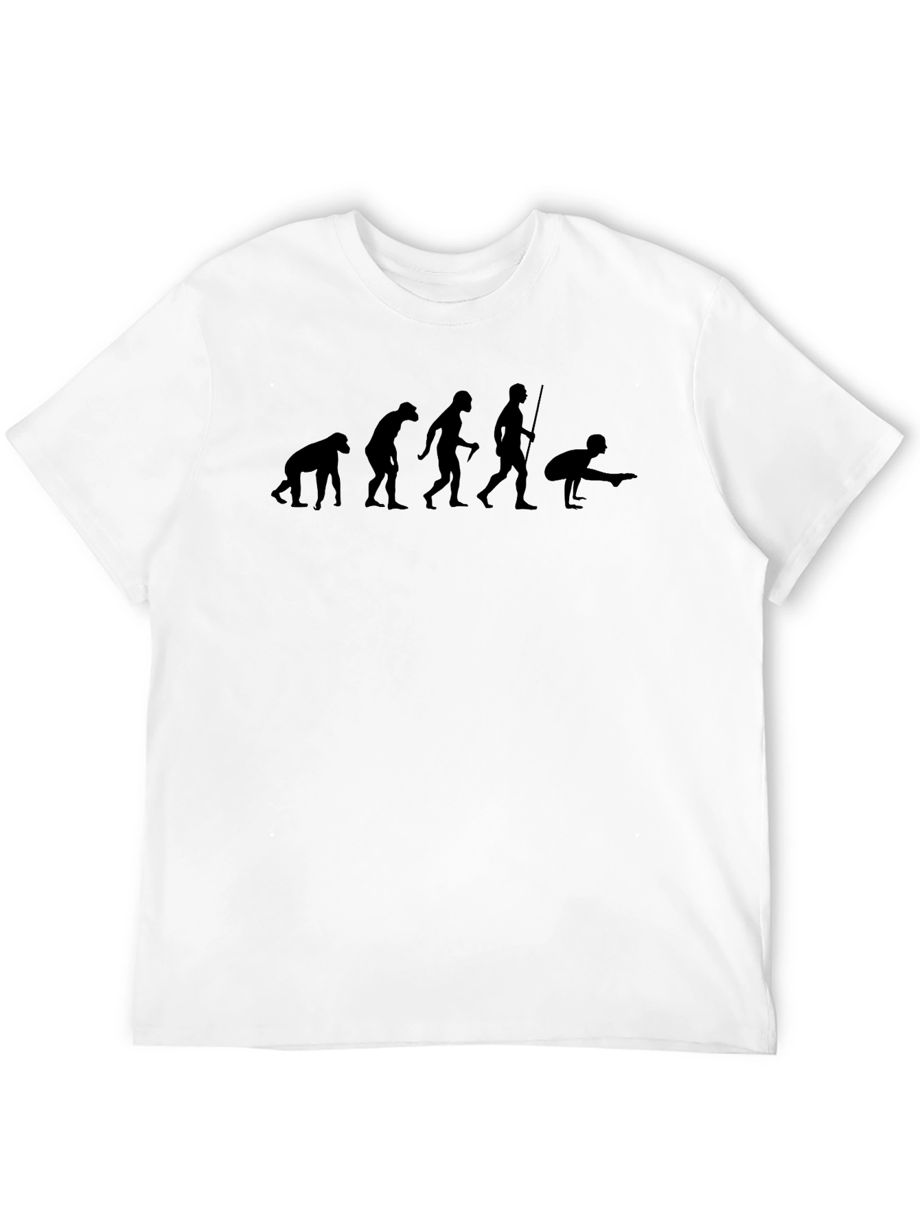 Evolution of Yoga Black T-Shirt