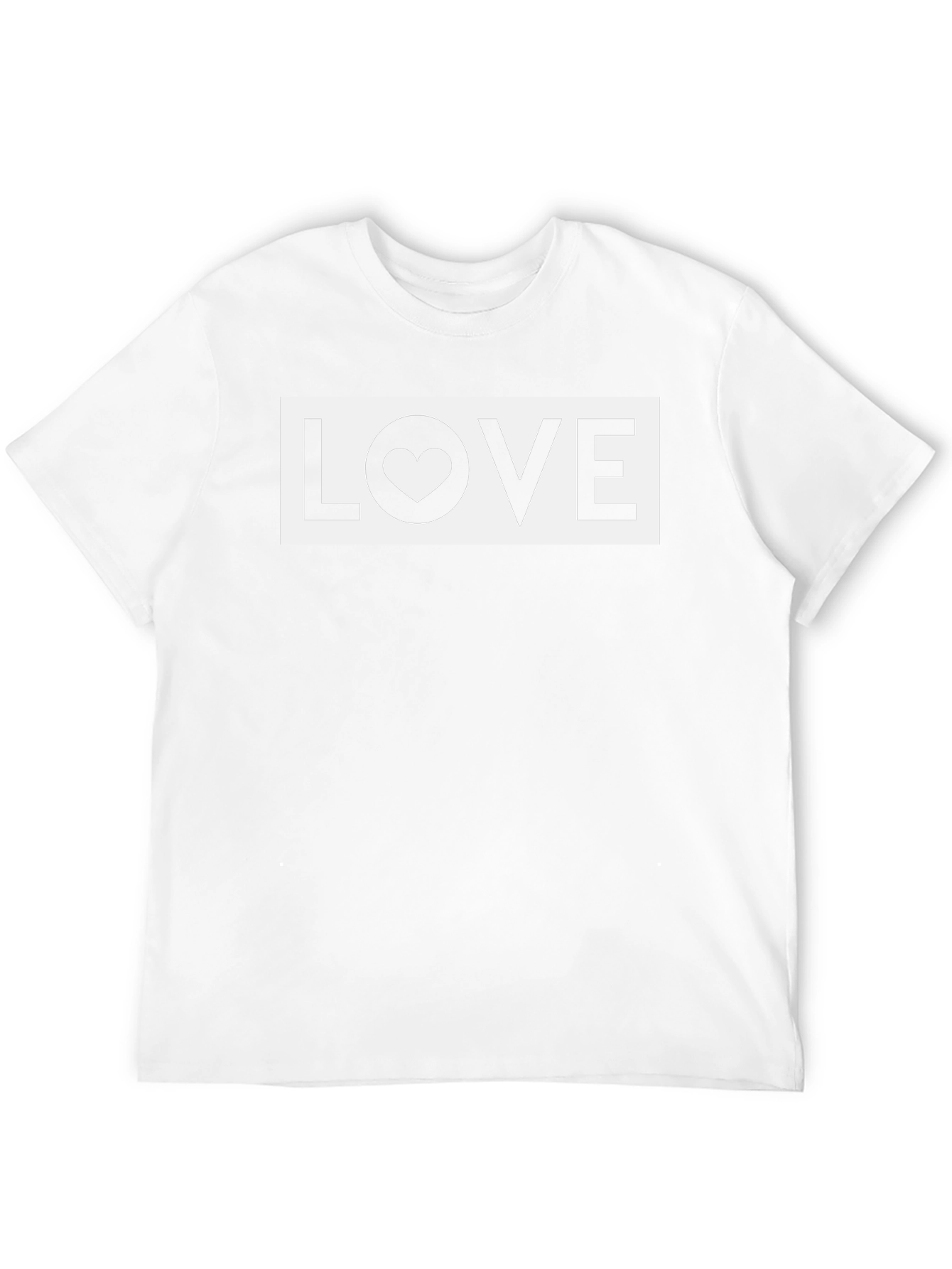 Love Heart Graphic T-Shirt - Black