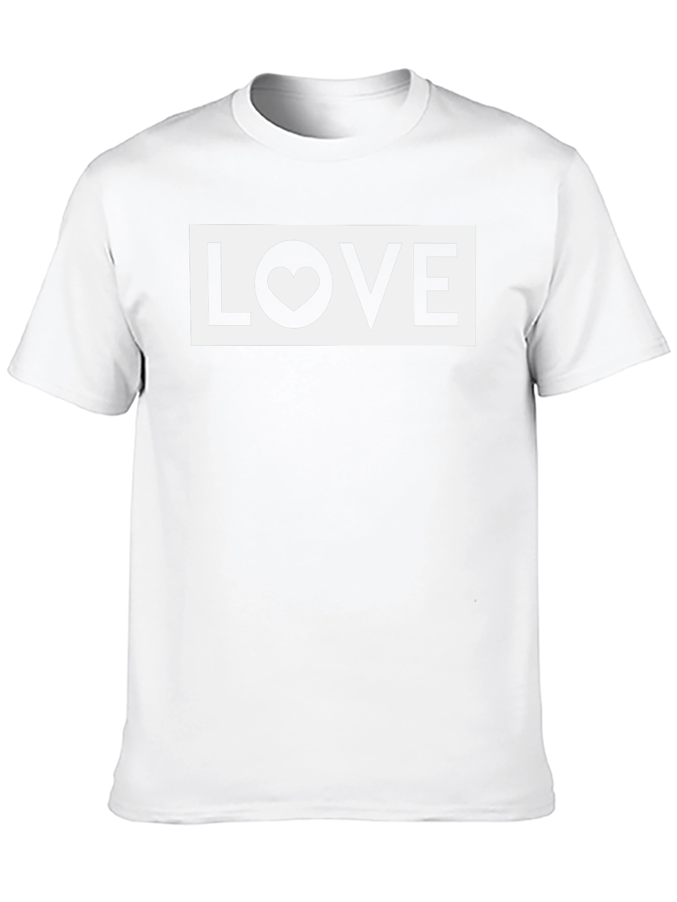 Love Heart Graphic T-Shirt - Black