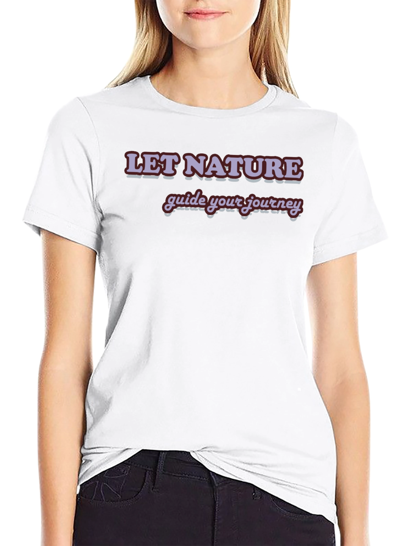 Let Nature Guide Your Journey Black T-Shirt