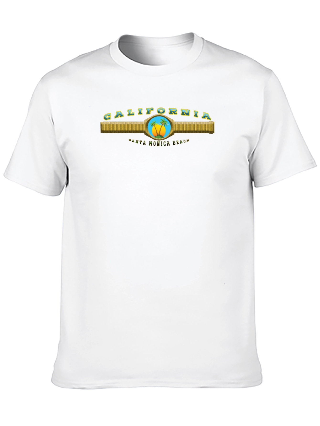 California Santa Monica Beach T-Shirt