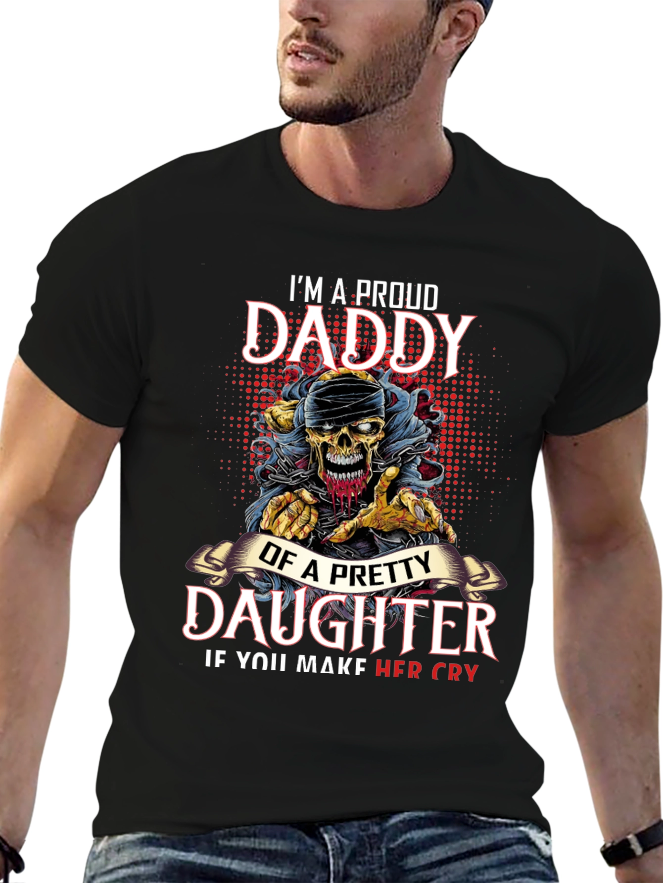 Proud Daddy Daughter Graphic Tee