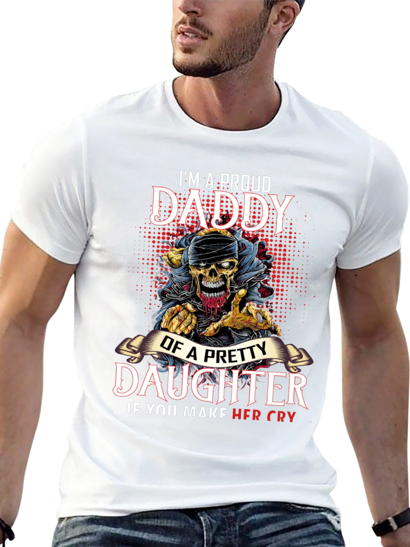 Proud Daddy Daughter Graphic Tee