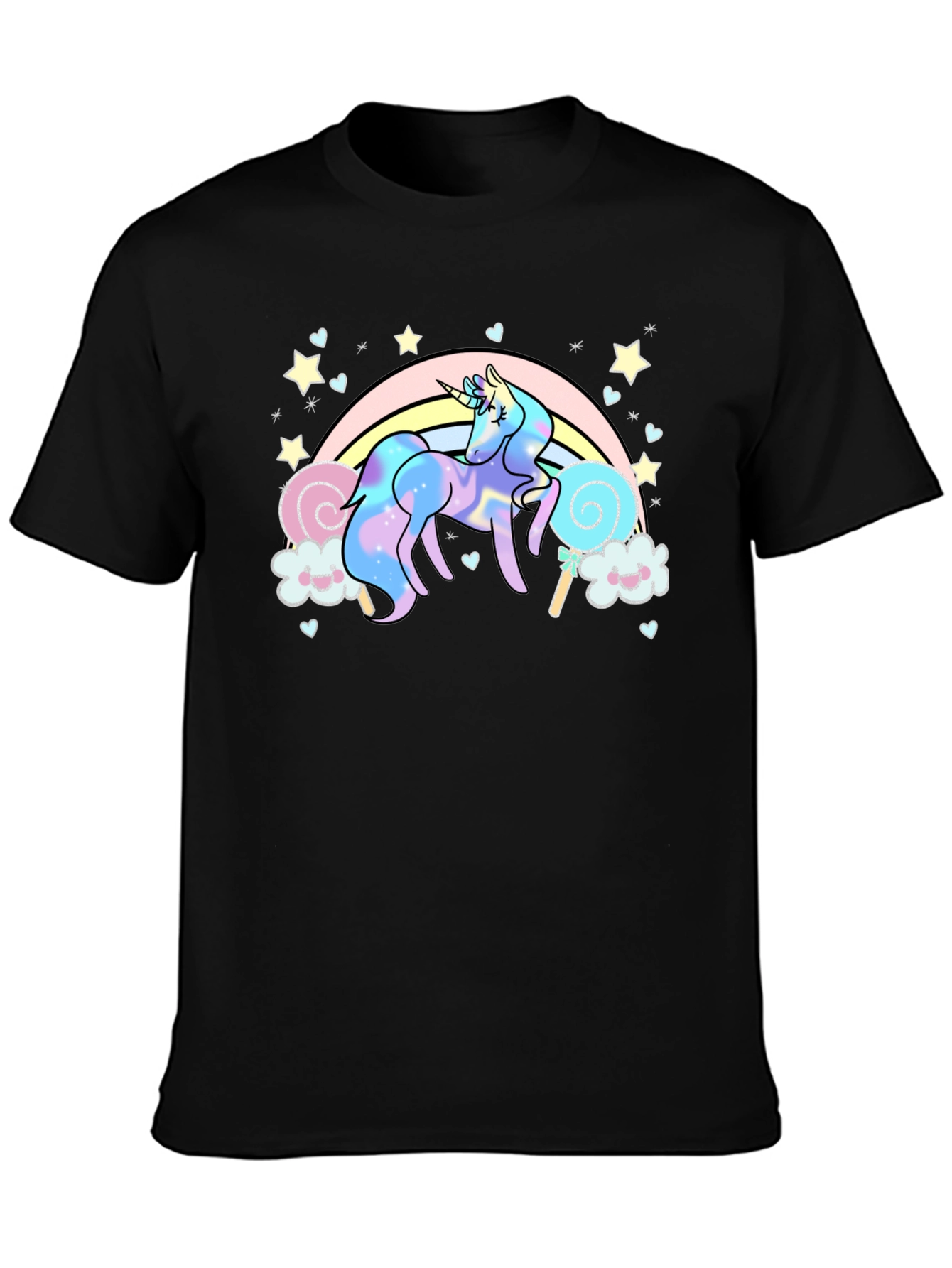 Unicorn Rainbow Graphic T-Shirt