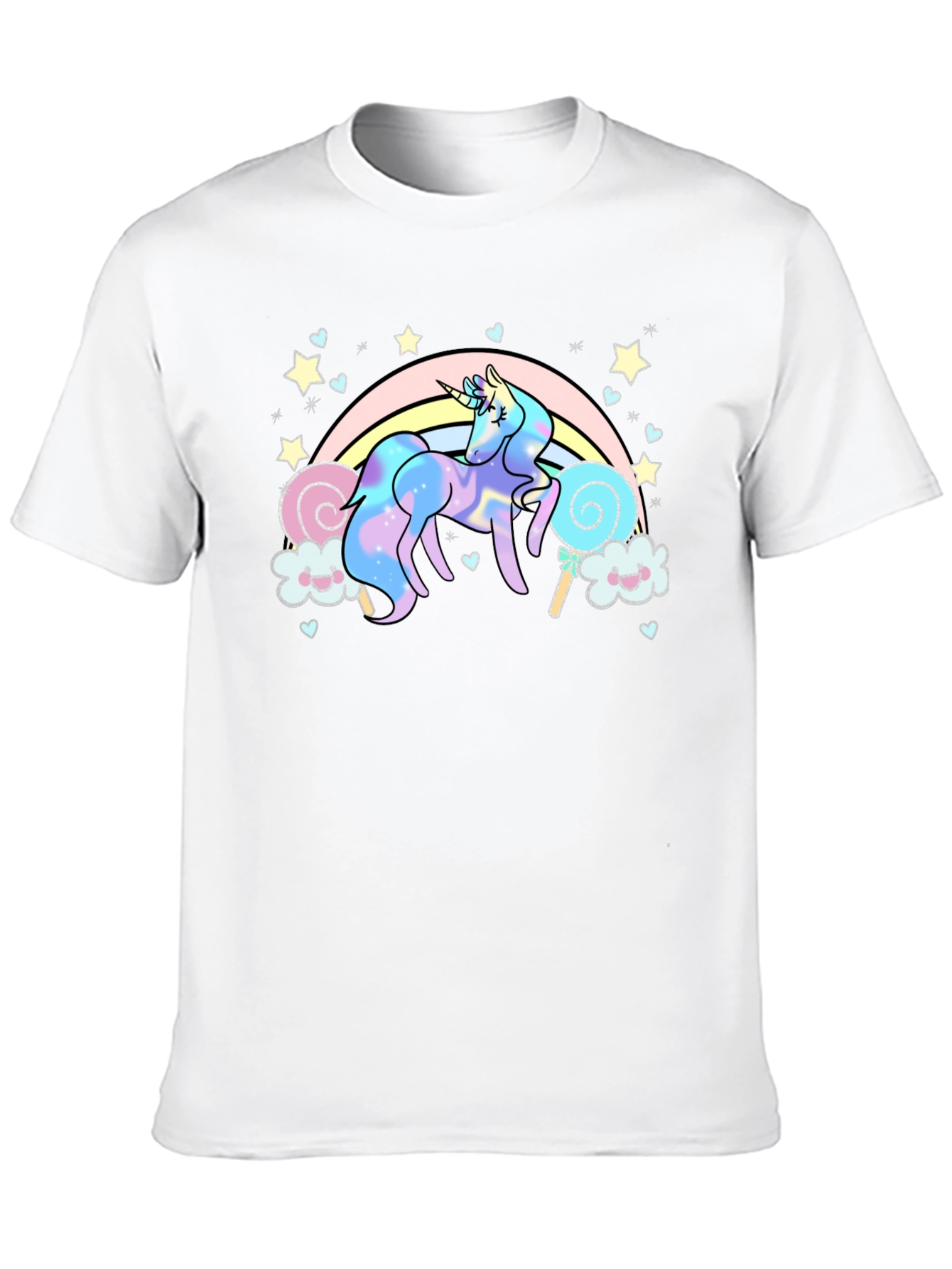 Unicorn Rainbow Graphic T-Shirt