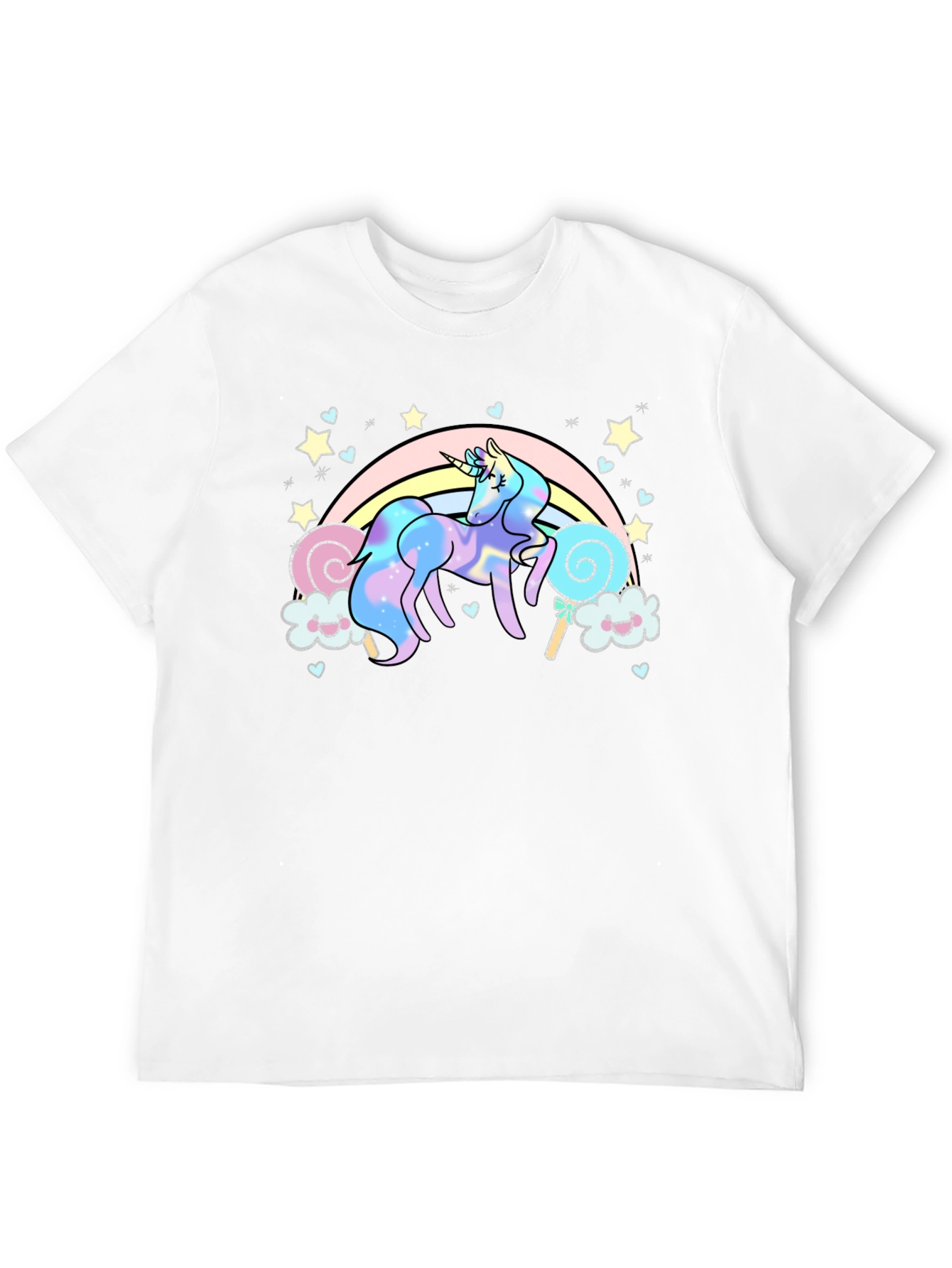 Unicorn Rainbow Graphic T-Shirt