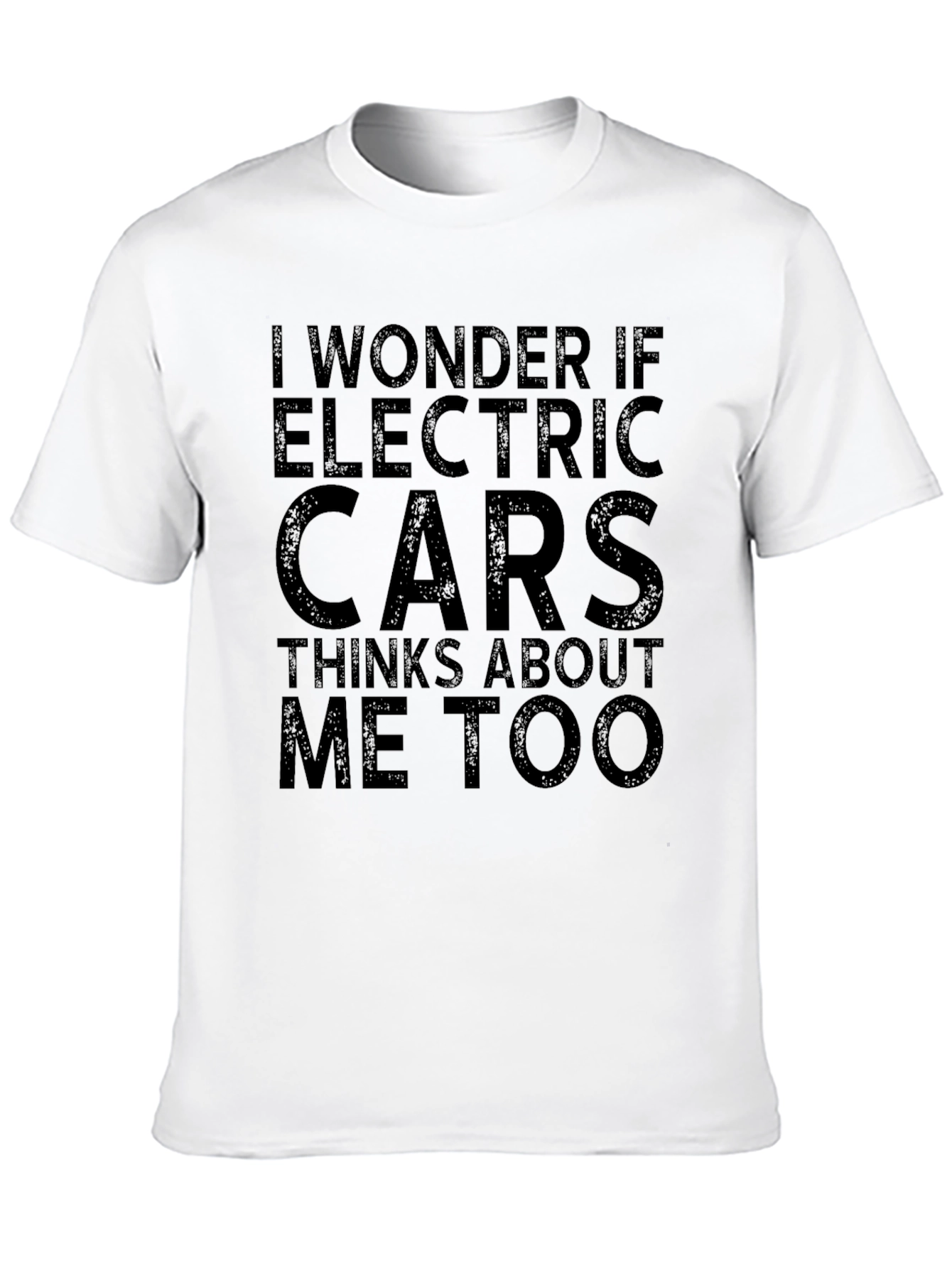 Electric Car Thinker T-Shirt - Funny Graphic Tee
