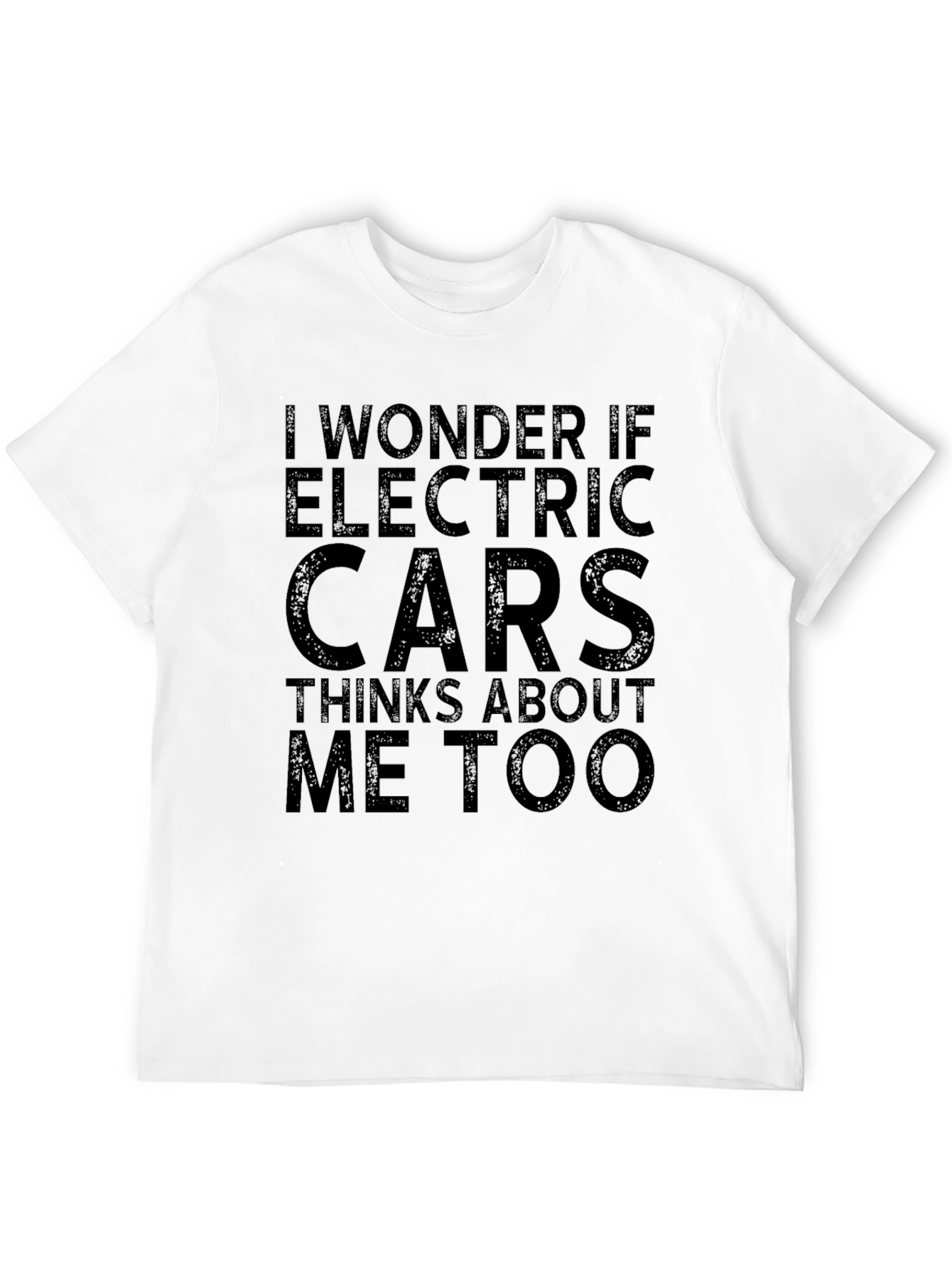Electric Car Thinker T-Shirt - Funny Graphic Tee