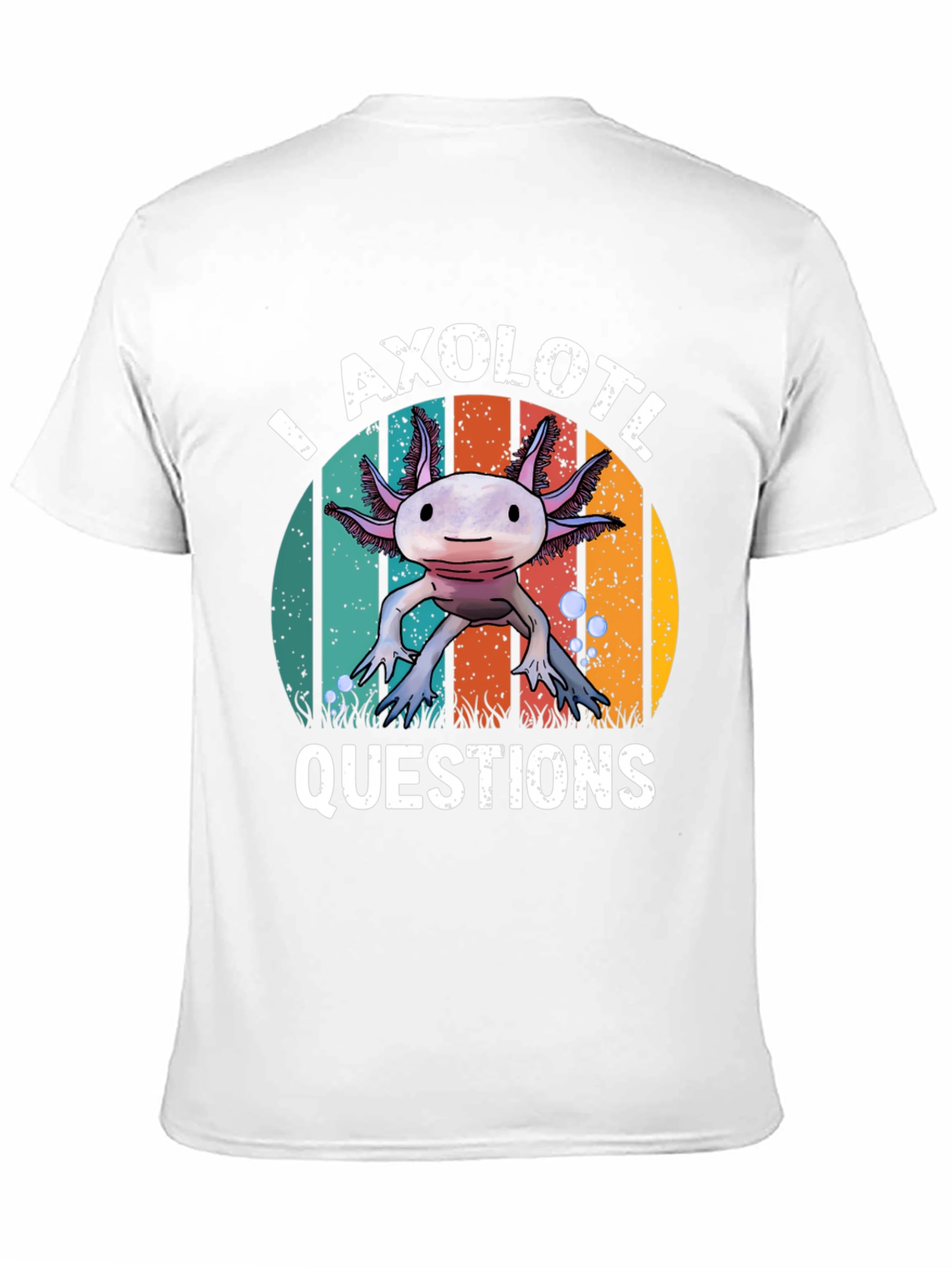 Axolotl Questions T-Shirt - Funny Graphic Tee