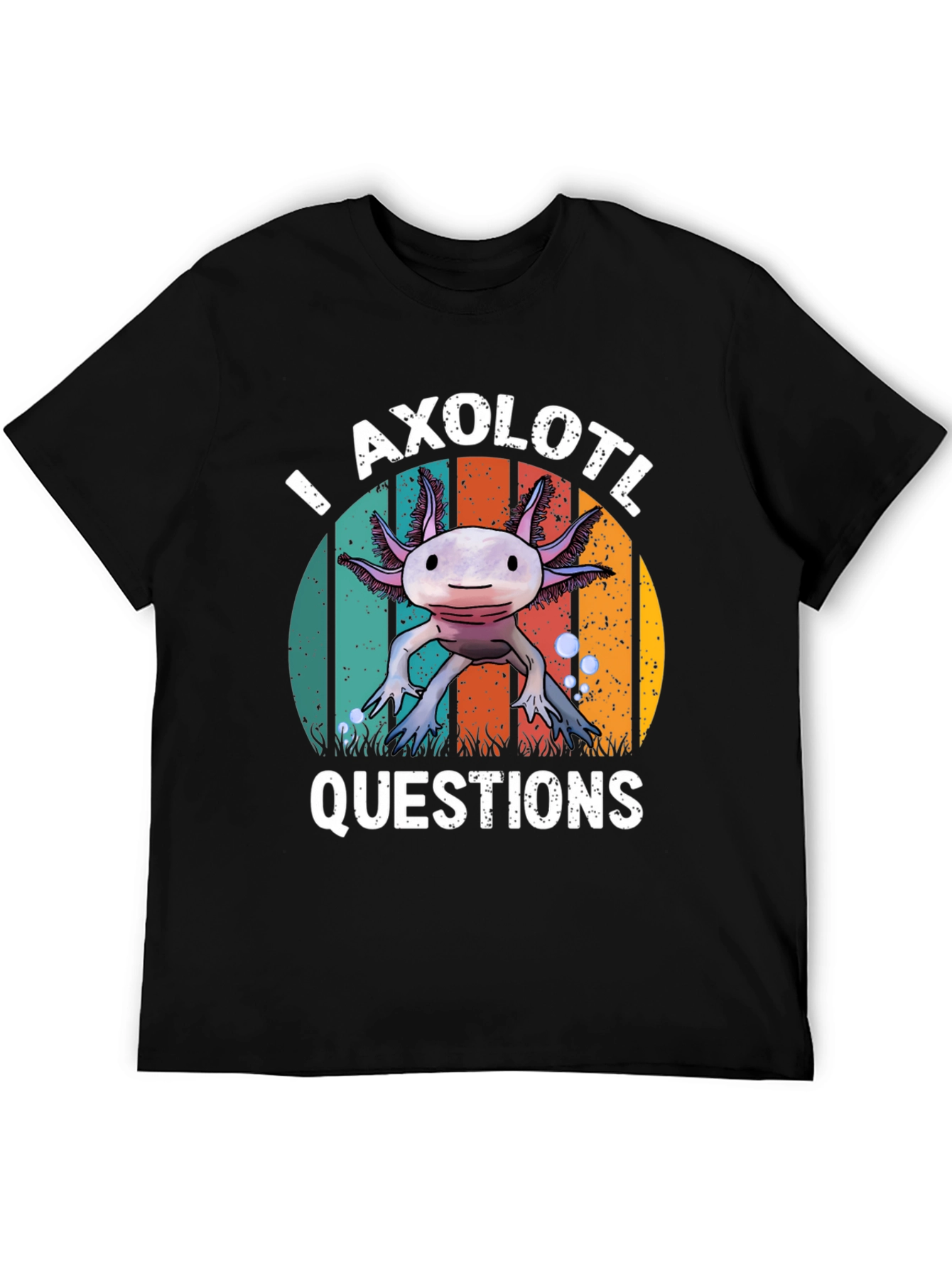Axolotl Questions T-Shirt - Funny Graphic Tee