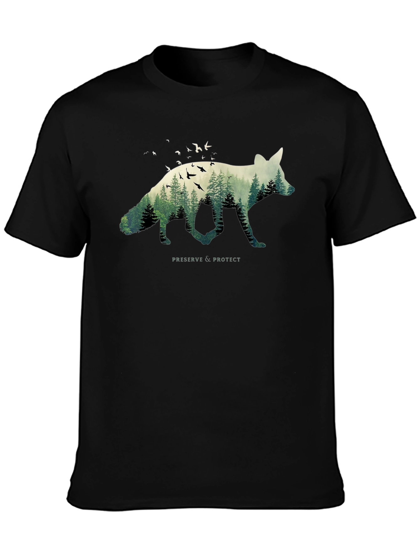 Nature Fox Graphic Tee - Preserve & Protect