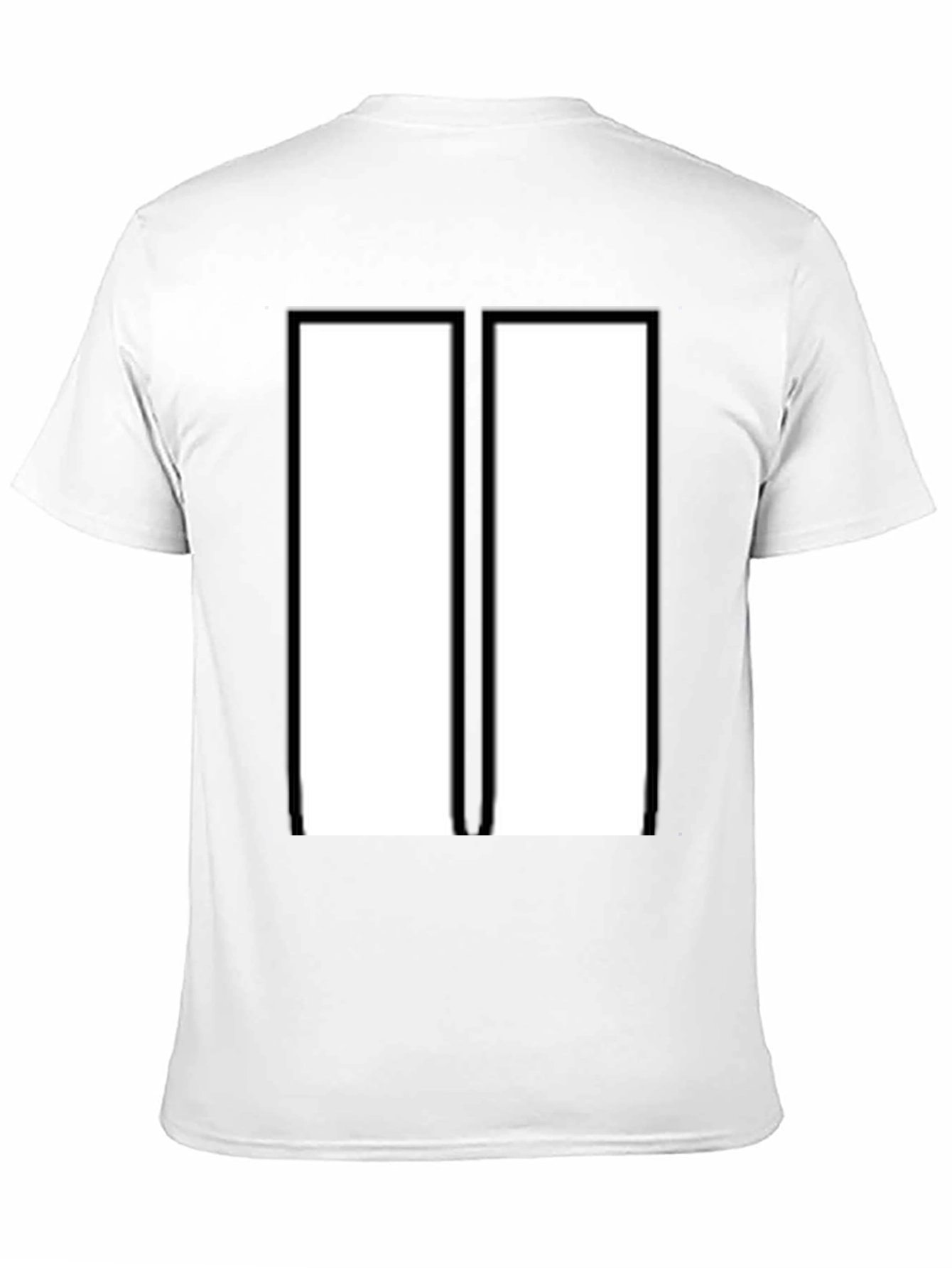 Modern Black & White Rectangular Design T-Shirt