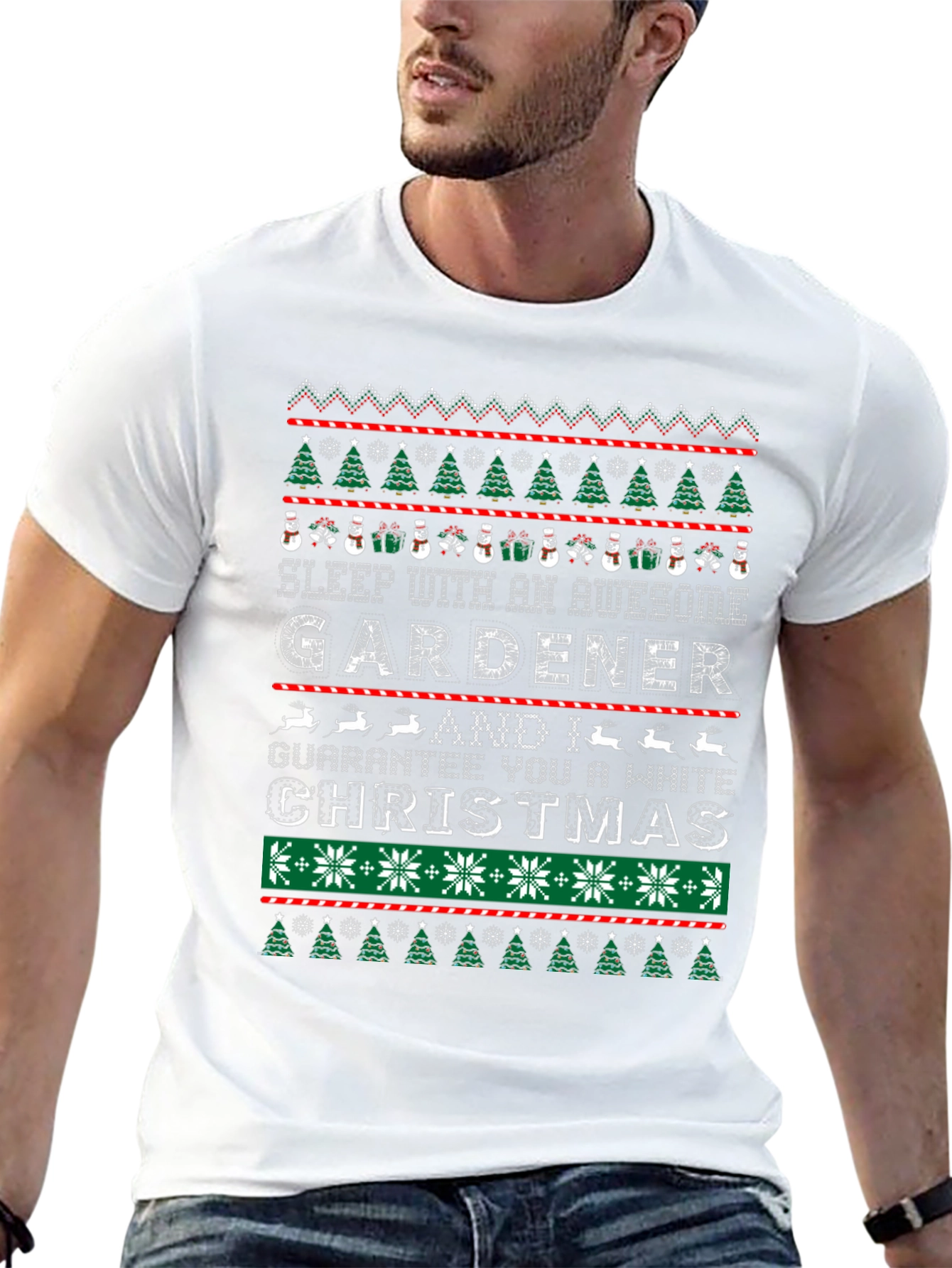 Awesome Gardener Christmas T-Shirt