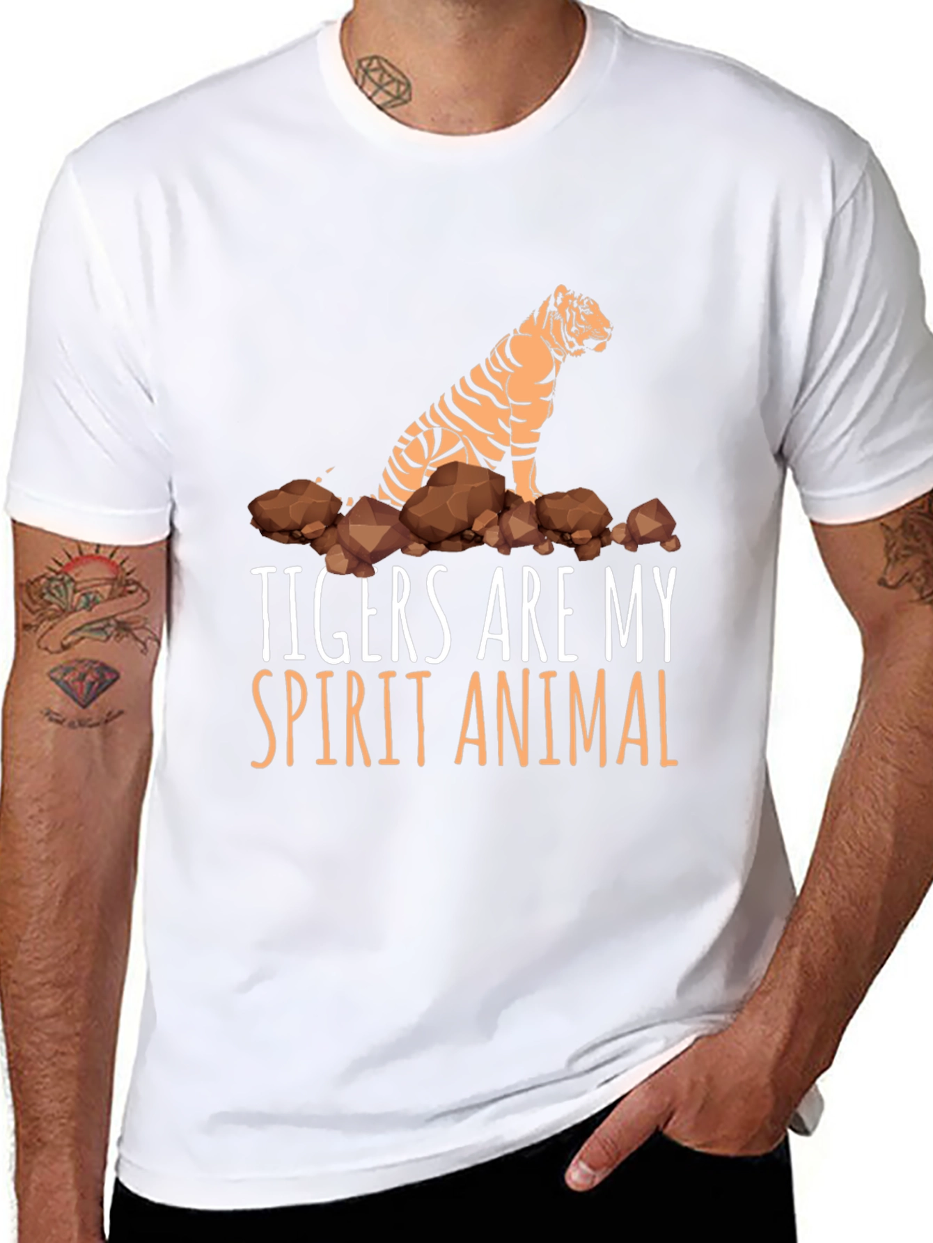 Tigers Are My Spirit Animal Graphic T-Shirt