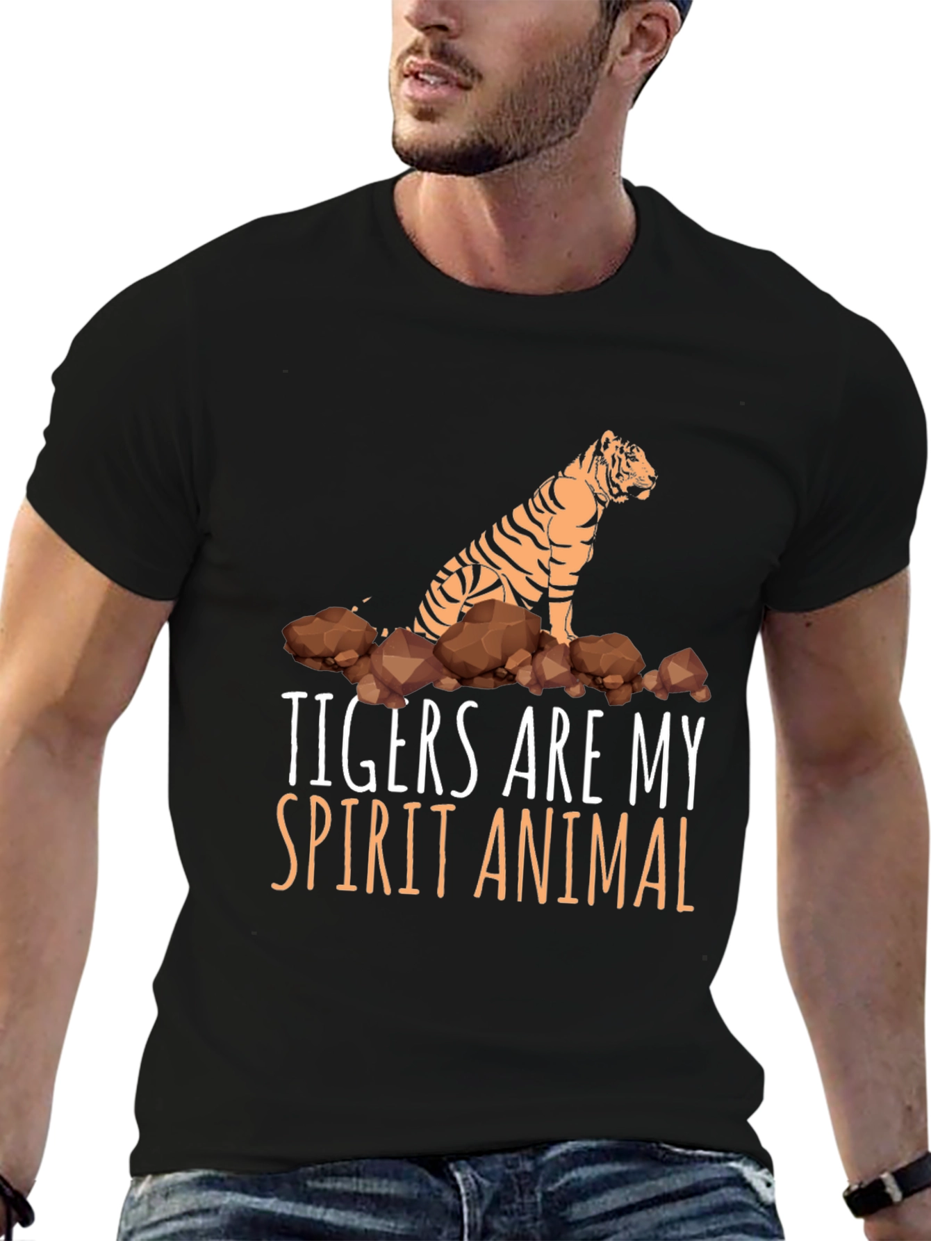 Tigers Are My Spirit Animal Graphic T-Shirt