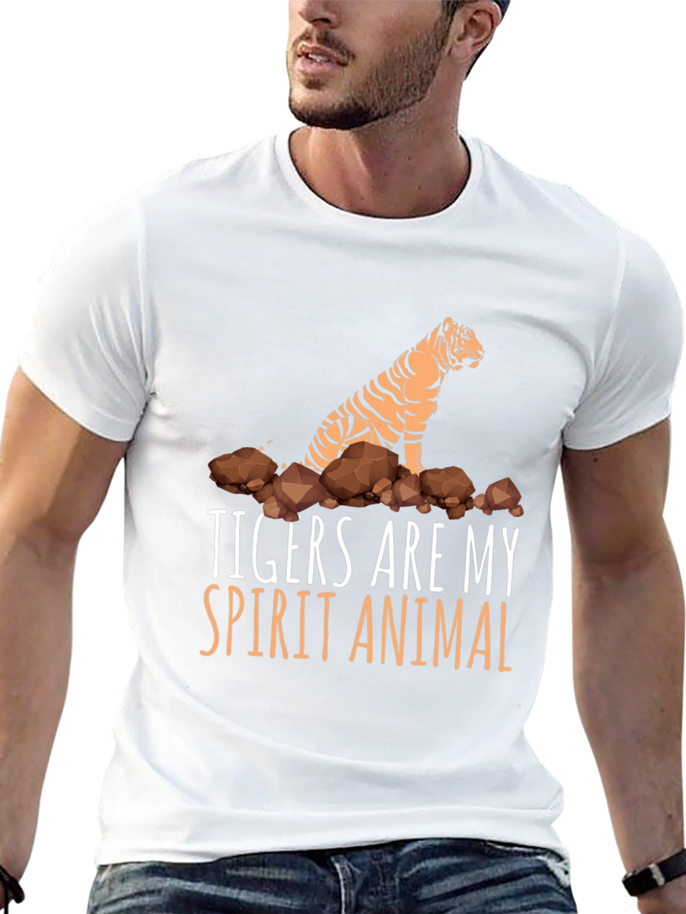 Tigers Are My Spirit Animal Graphic T-Shirt