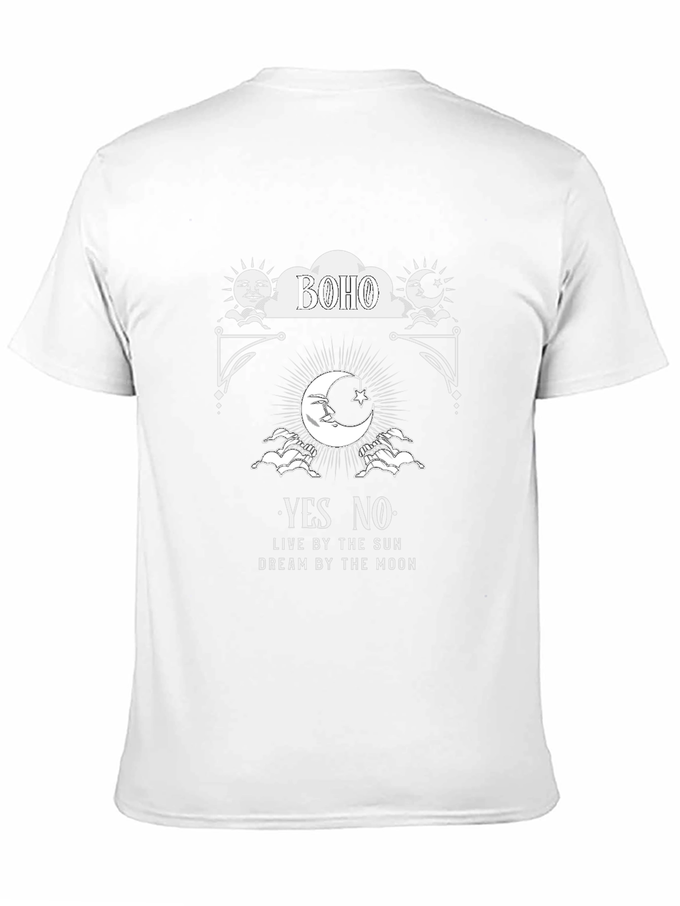 Boho Sun and Moon Graphic Tee