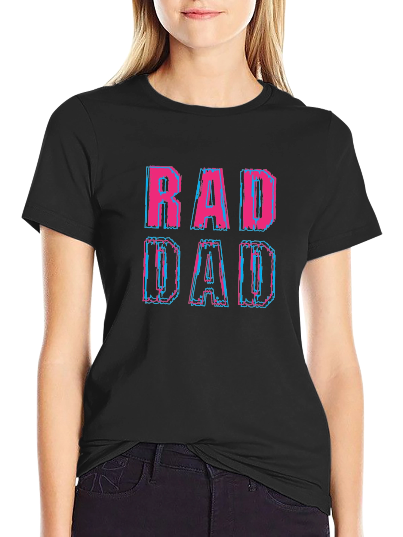Rad Dad Graphic T-Shirt - Black