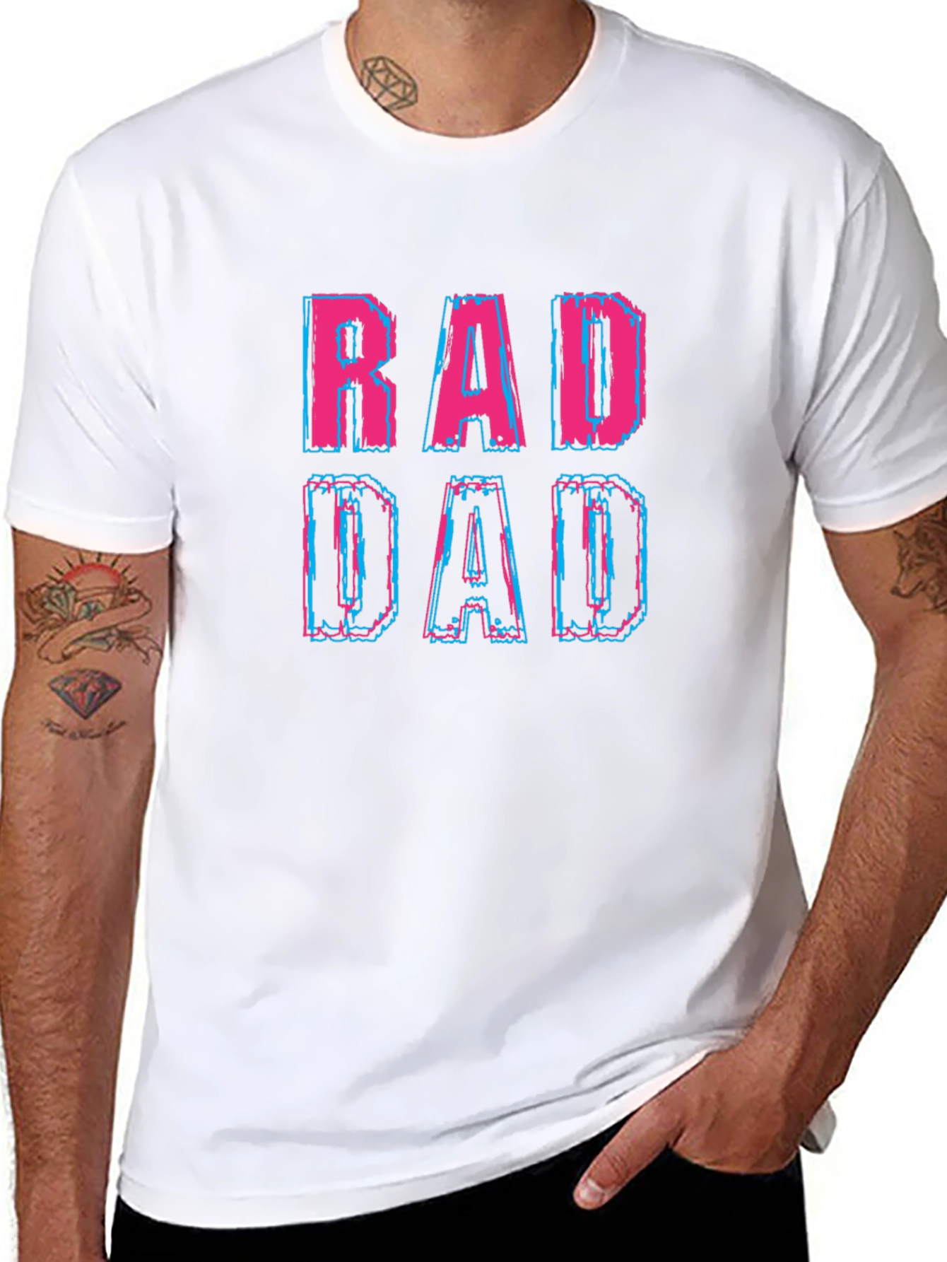 Rad Dad Graphic T-Shirt - Black