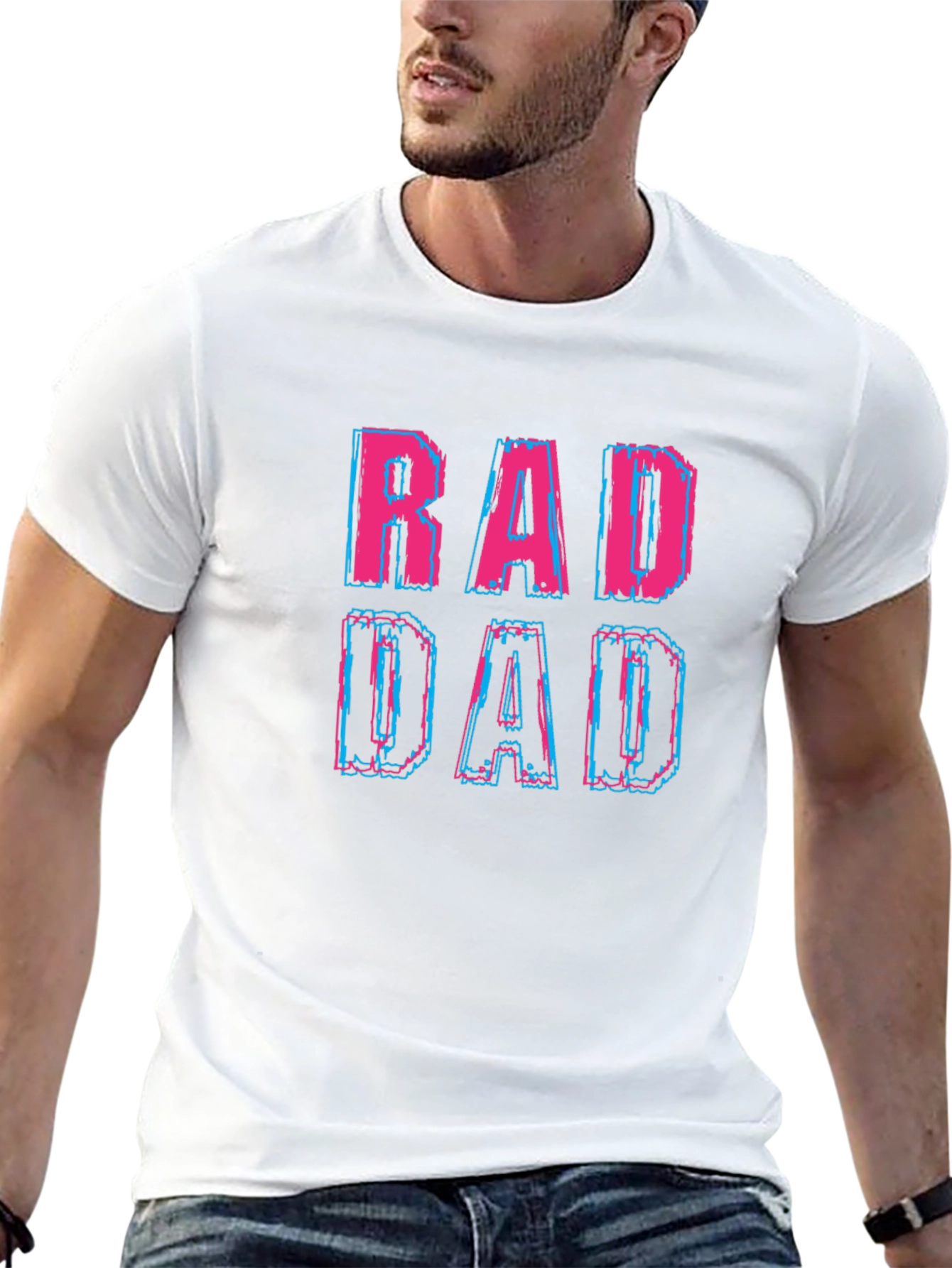 Rad Dad Graphic T-Shirt - Black