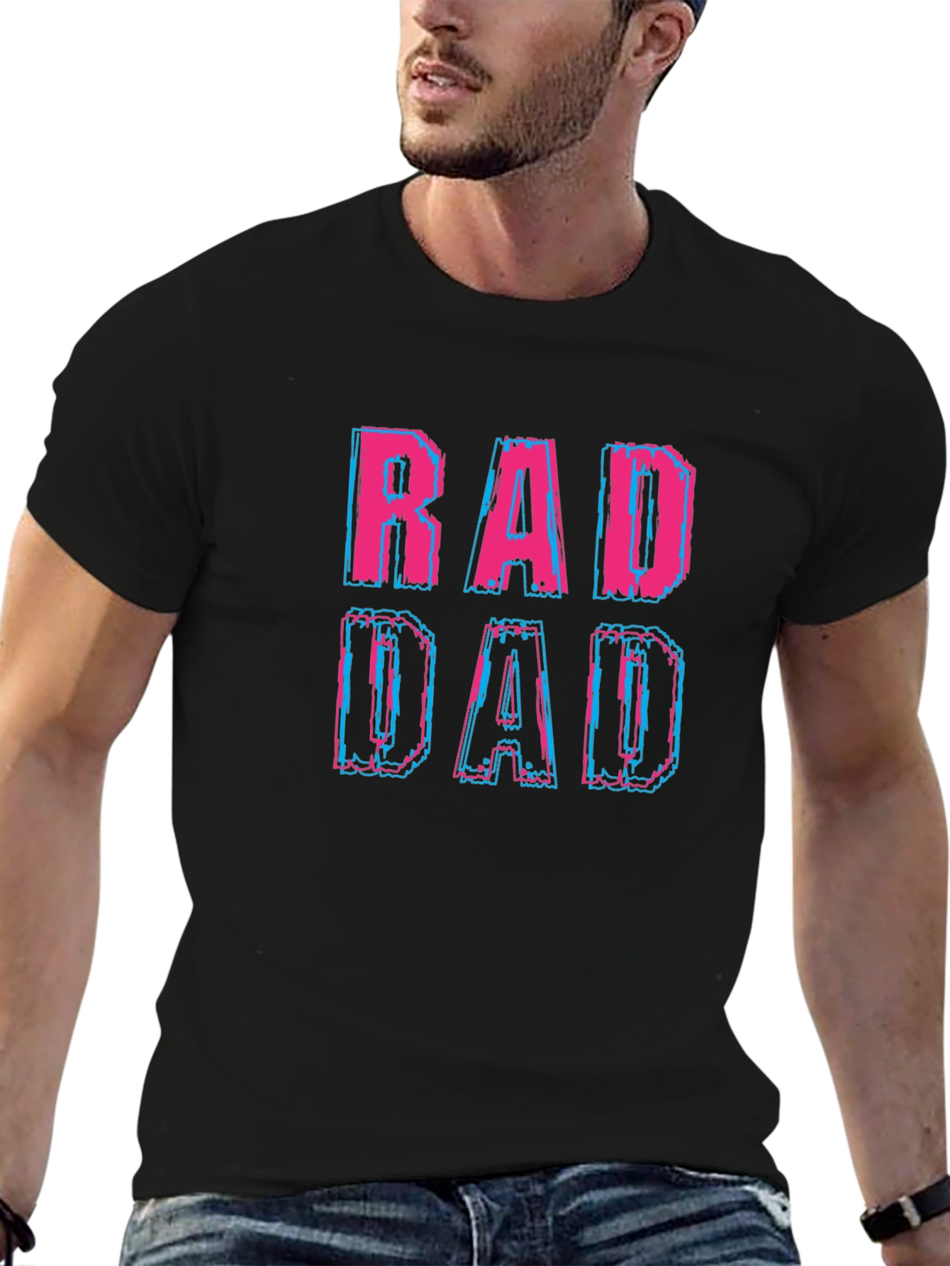 Rad Dad Graphic T-Shirt - Black