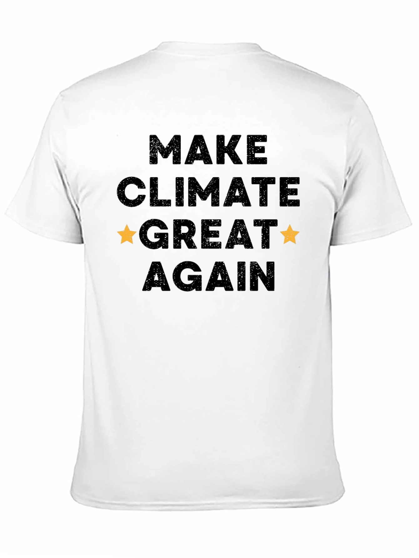 Make Climate Great Again Black T-Shirt
