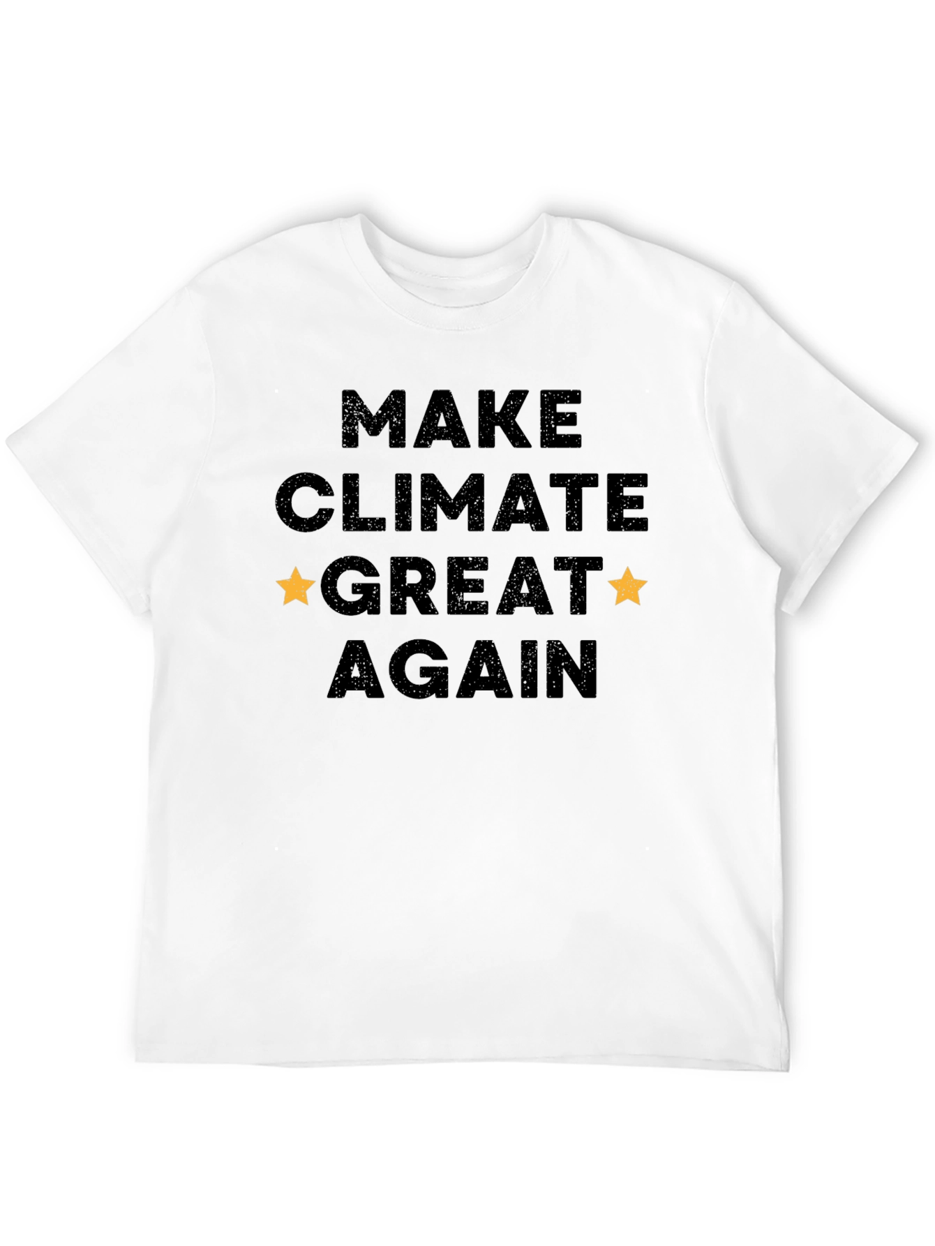 Make Climate Great Again Black T-Shirt