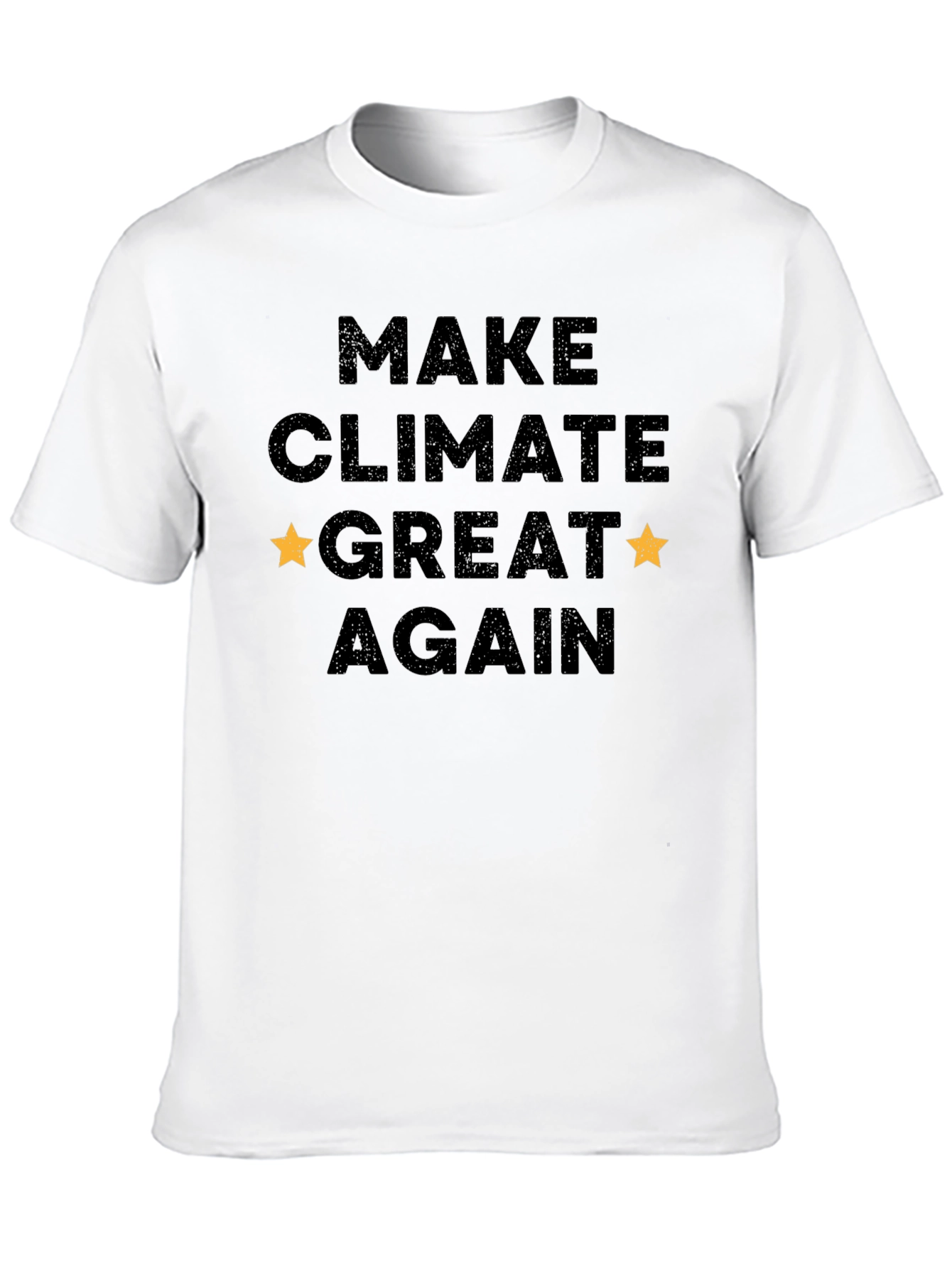 Make Climate Great Again Black T-Shirt