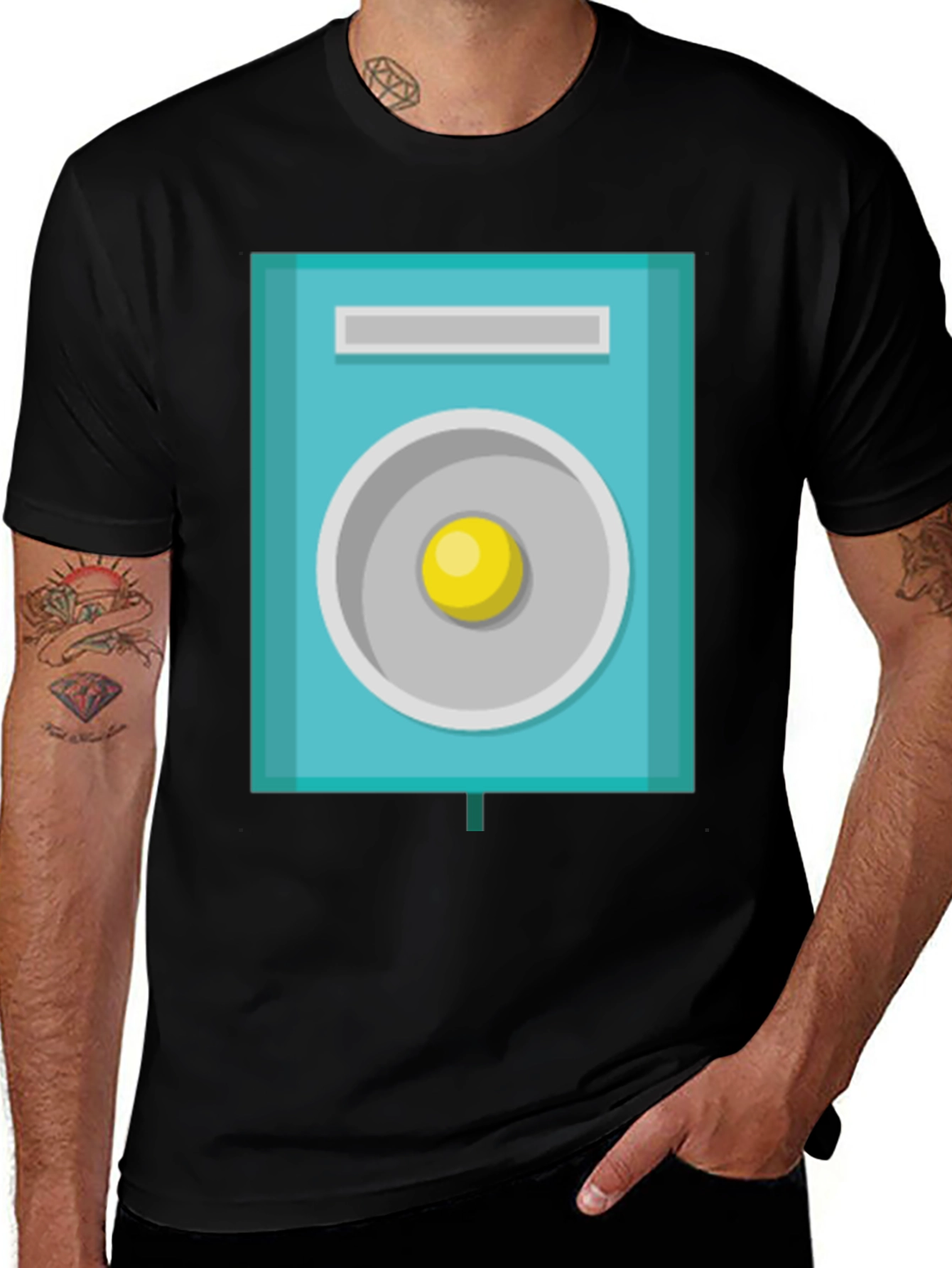Geometric Speaker Graphic Tee