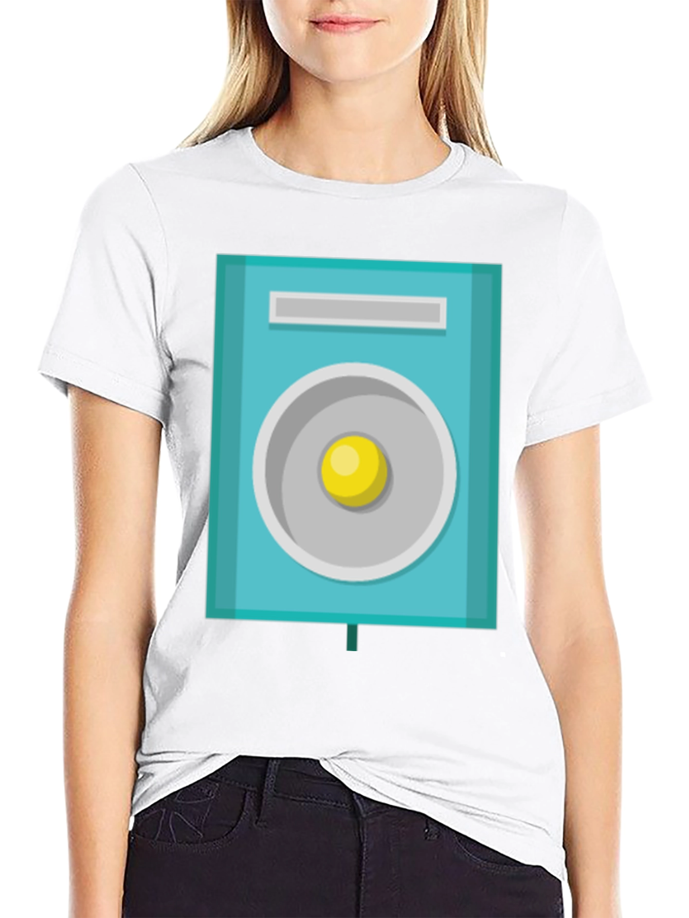 Geometric Speaker Graphic Tee