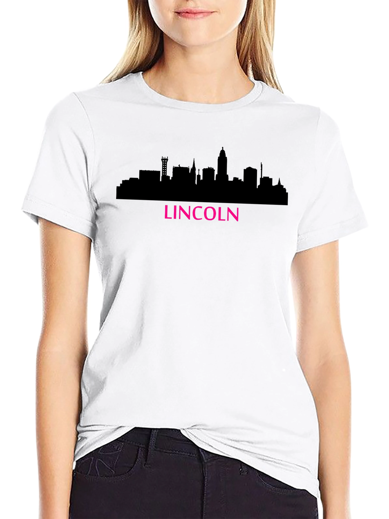Lincoln Nebraska Skyline T-Shirt