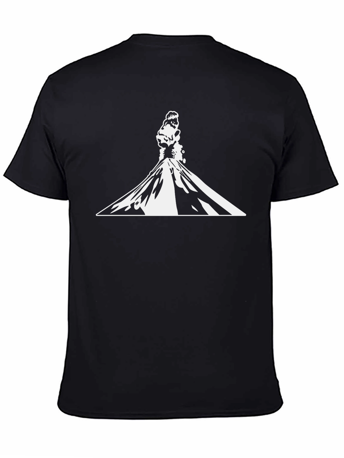 Volcano Eruption Graphic Tee - Black