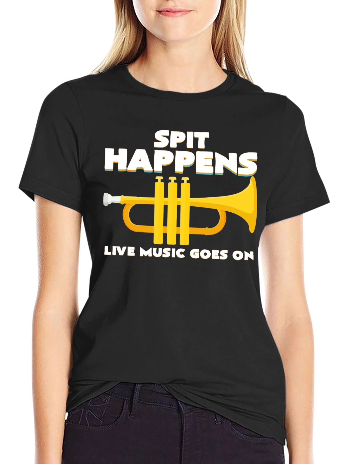 Spit Happens - Live Music T-Shirt