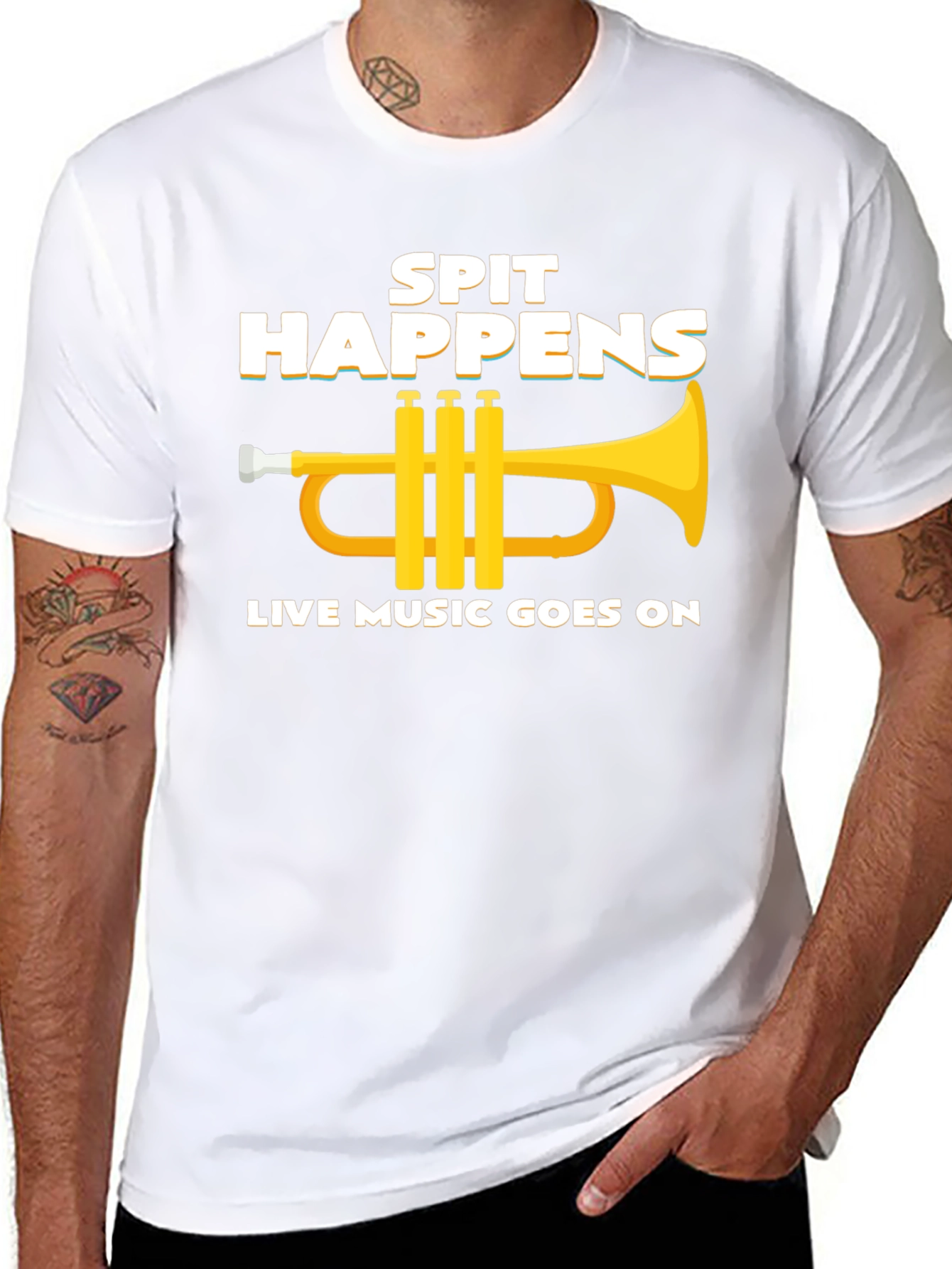 Spit Happens - Live Music T-Shirt