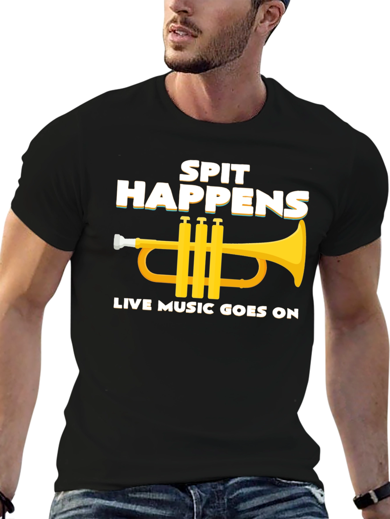 Spit Happens - Live Music T-Shirt