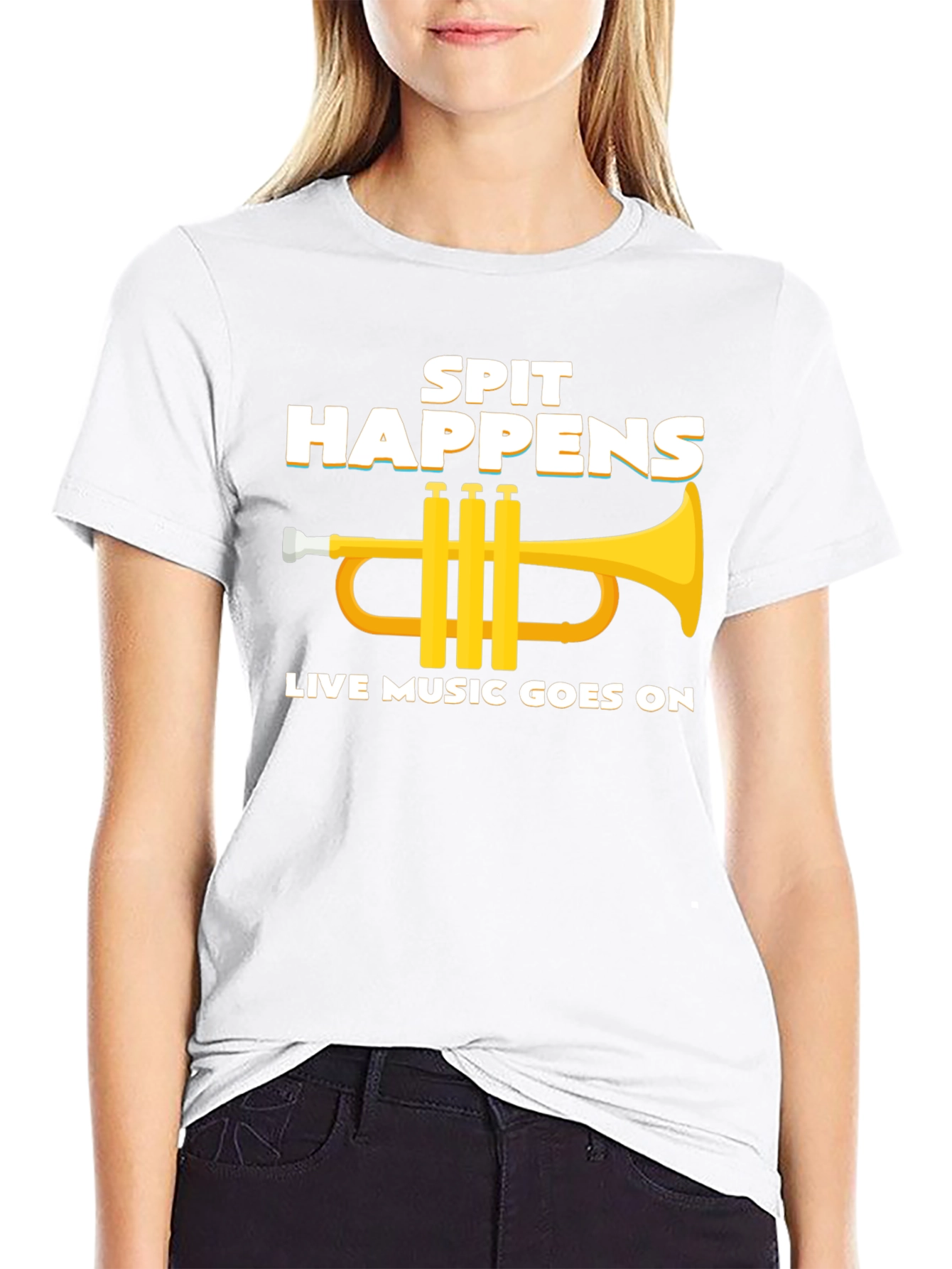 Spit Happens - Live Music T-Shirt