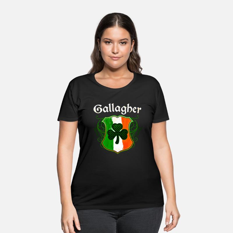 Gallagher Irish Surname Ireland Flag Shield