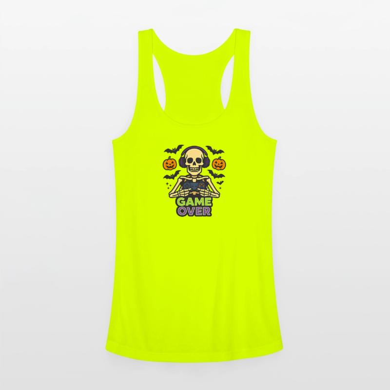 Game Over Skeleton Gamer