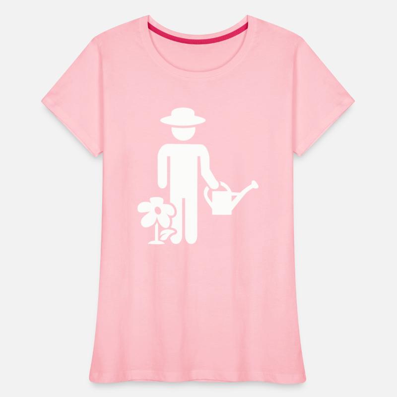 Gardener watering can